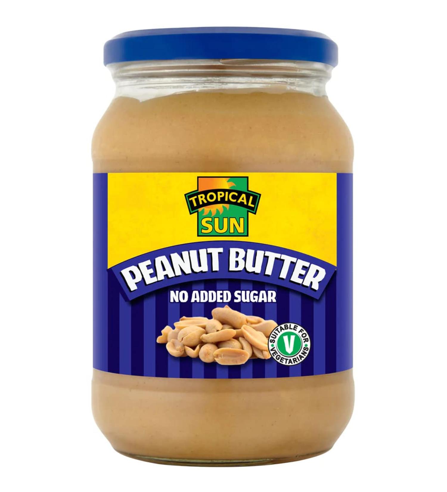 Tropical Sun Peanut Butter No Added Sugar 12 x 454g