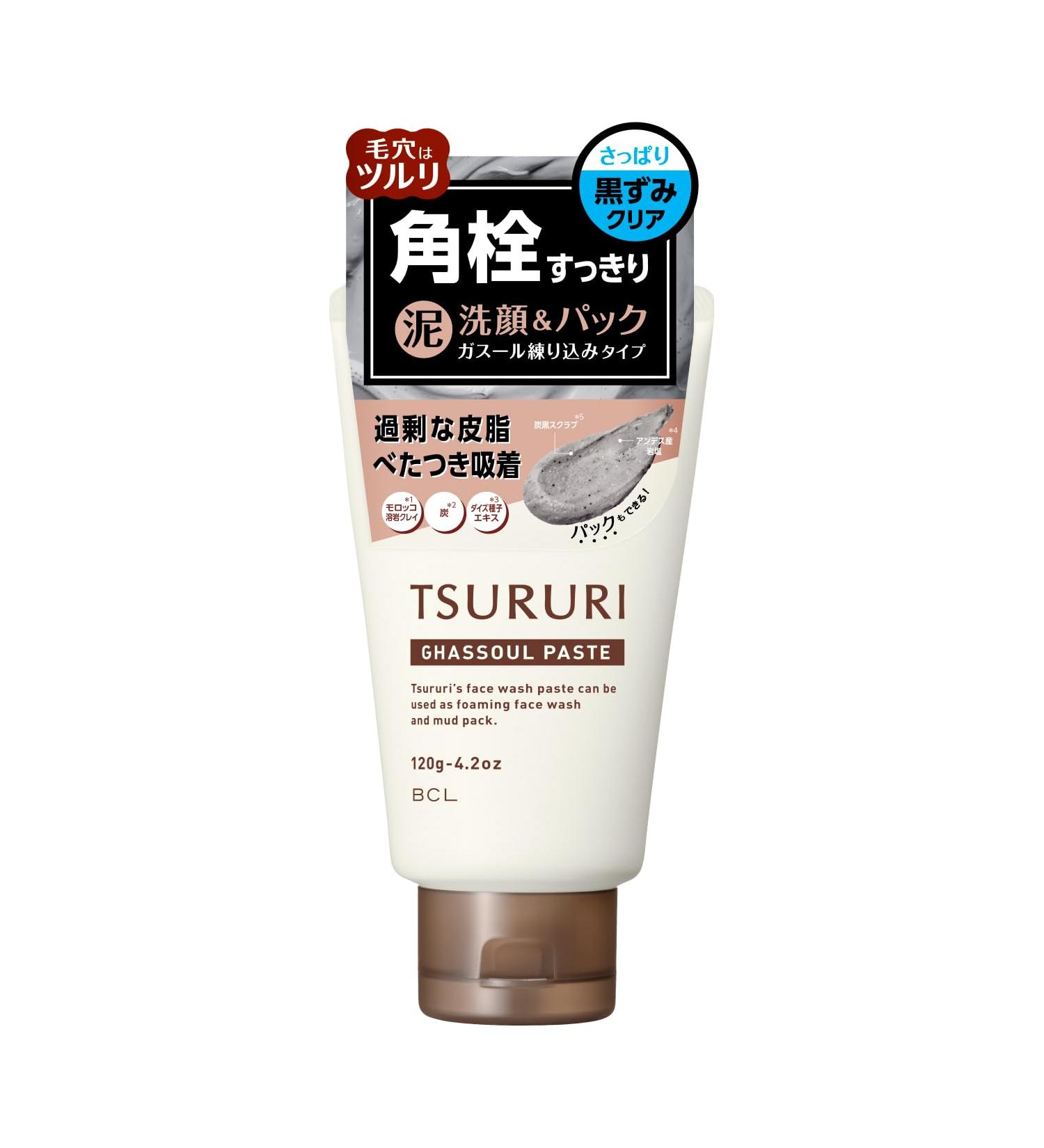 BCL Tsururi Blackhead Scrape Out Ghassoul Facial Cleansing Paste N - 120 g - Buy Online on GoSupps.com