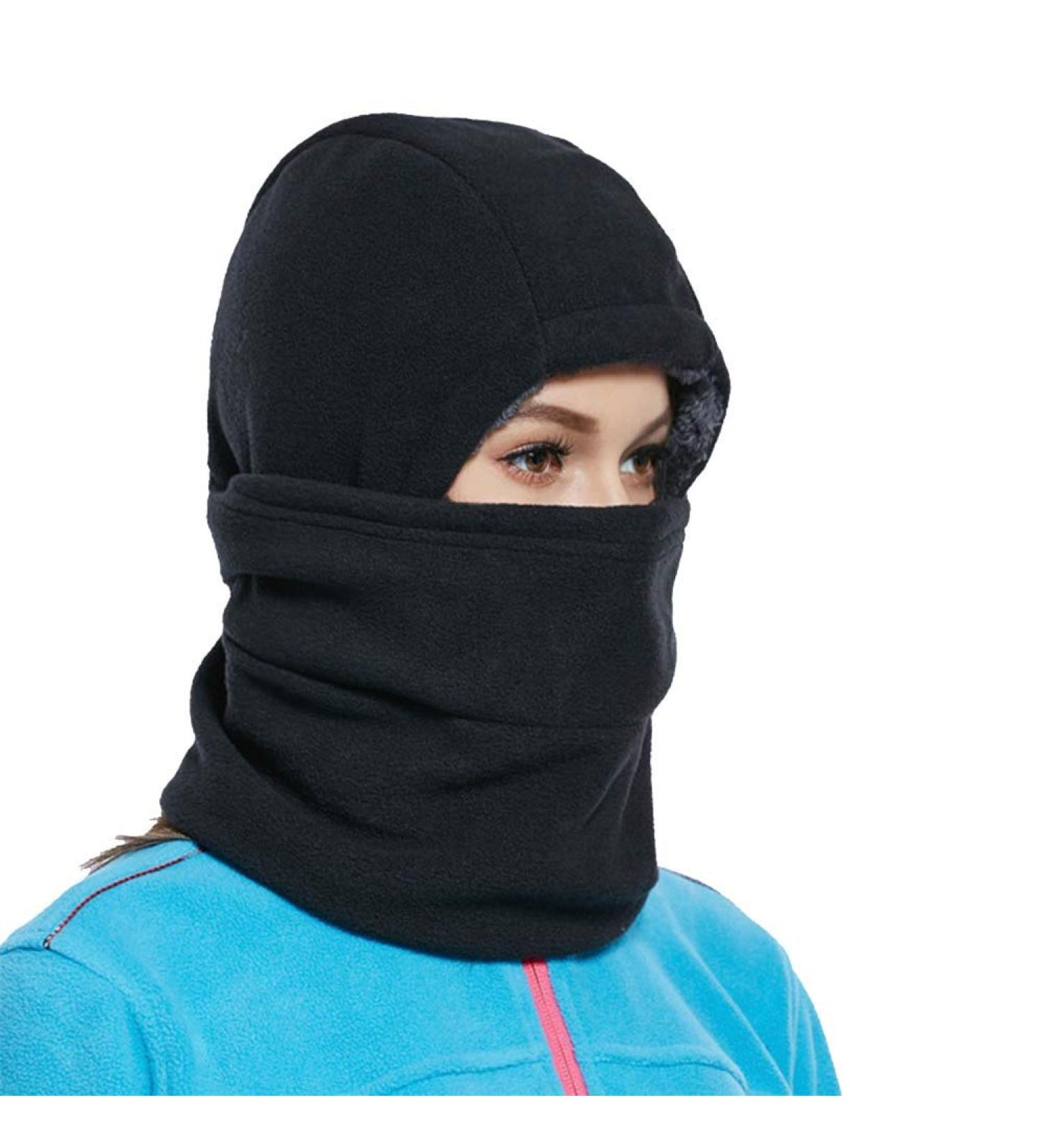 Buy Besportble Sturm Hood Face Mask - Winter Warm Plush Headgear for Skiing & Cycling (Black) - Premium Protection for Men - Buy Online on GoSupps.com