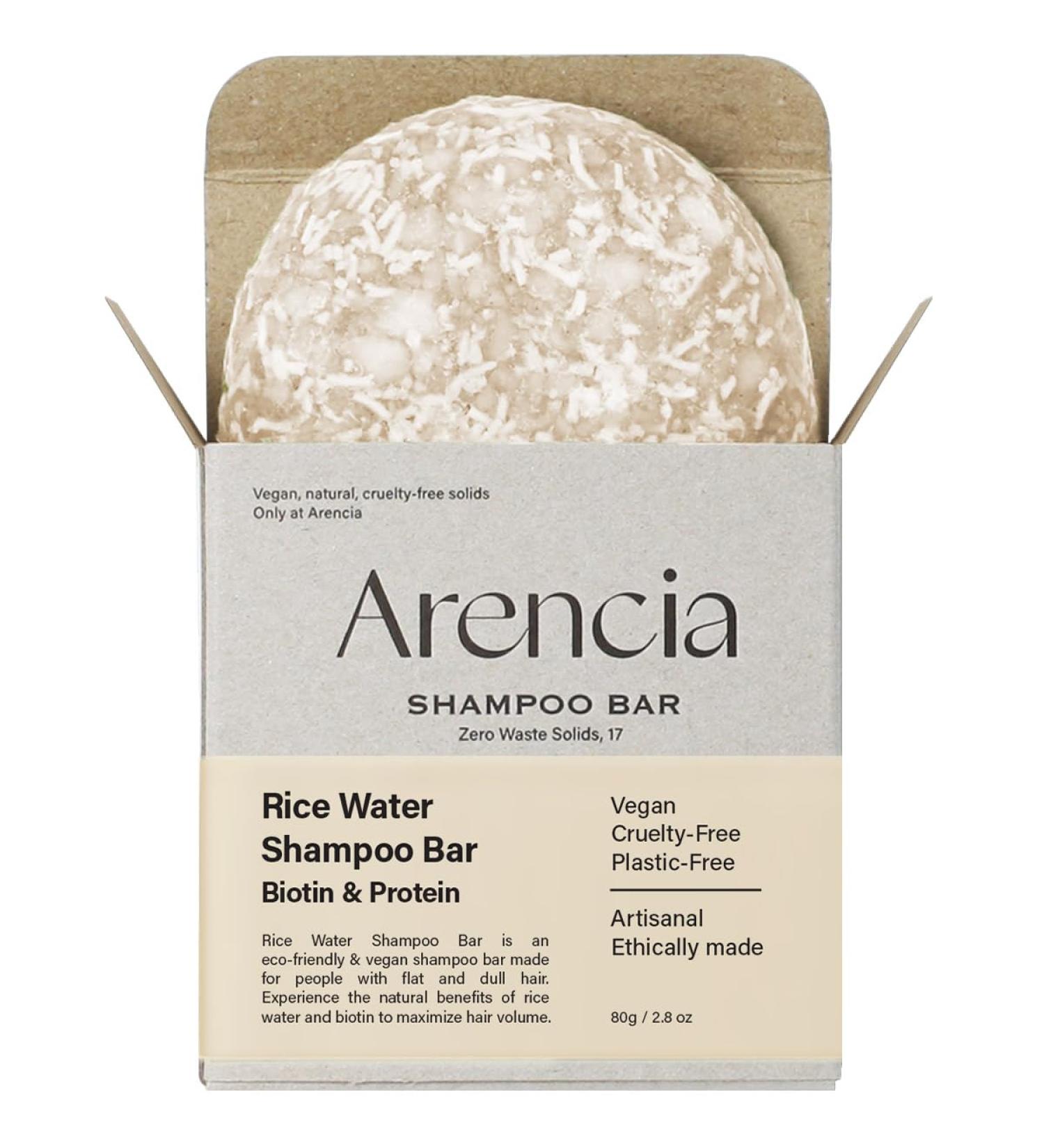 Korean Rice Water Shampoo Bar for Hair Growth & Strengthening All Natural Formula with Biotin & Protein - Korean Hair Care - Buy Online on GoSupps.com