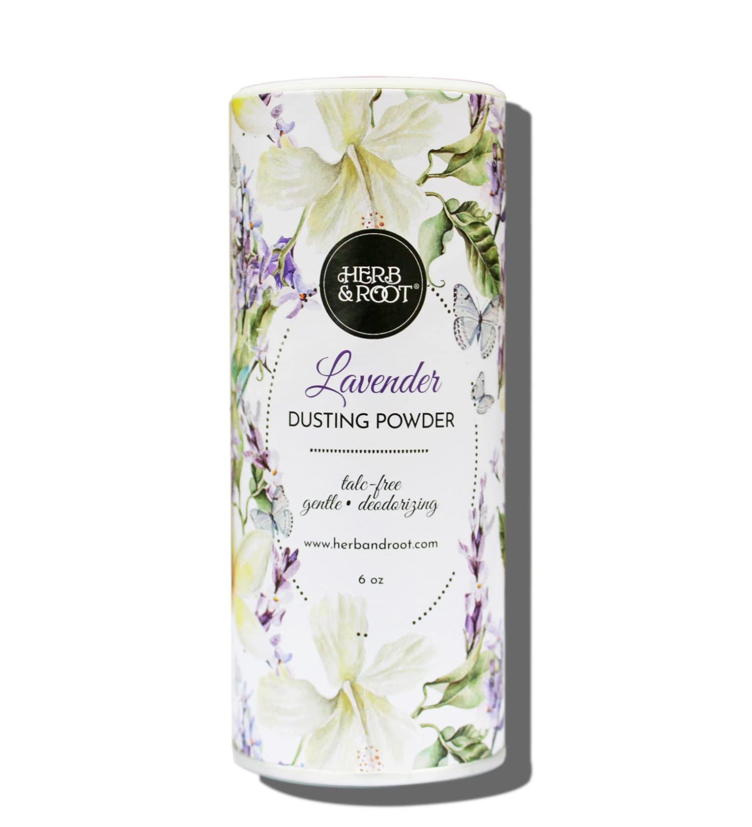 Lavender Perfumed Body Powder | Talc-Free Anti-Chafing Powder for Women & Men | Herb & Root Foot Bath Powder - 6 oz - Buy Online on GoSupps.com
