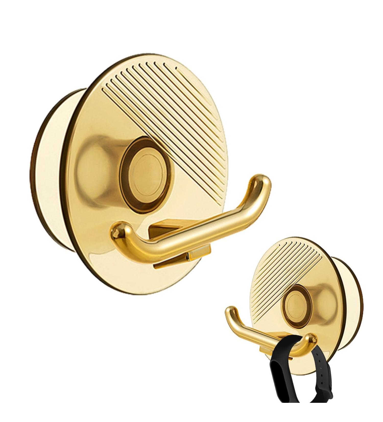 Vllold Connector Holder | Drill-Free Self-Adhesive Cable Hook & Organizer for Key Towel Razor | Transparent Brown - Buy Online on GoSupps.com