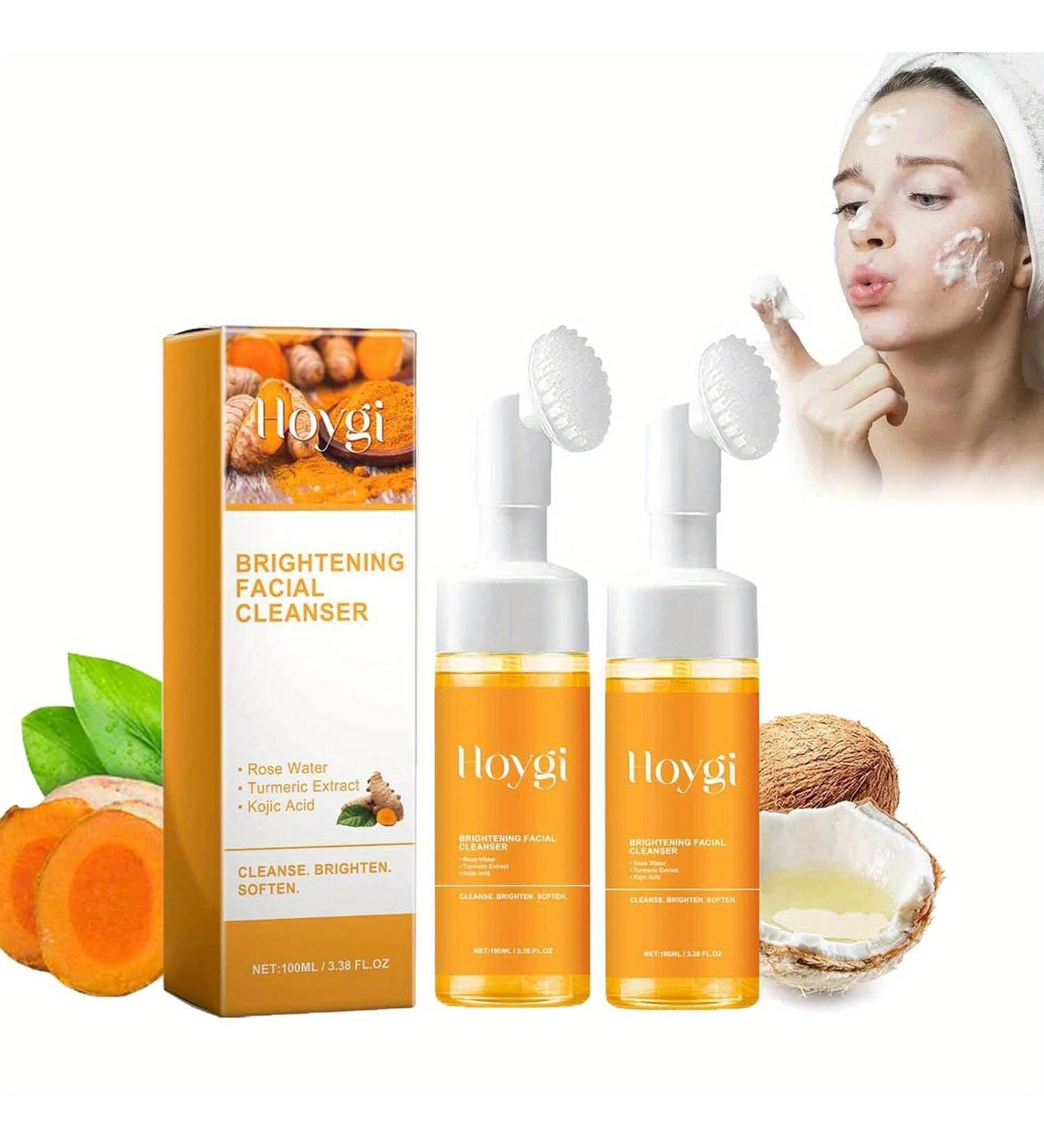 Turmeric Face Wash Foam Cleanser | Deep Pore Cleansing for All Skin Types - Buy Online on GoSupps.com