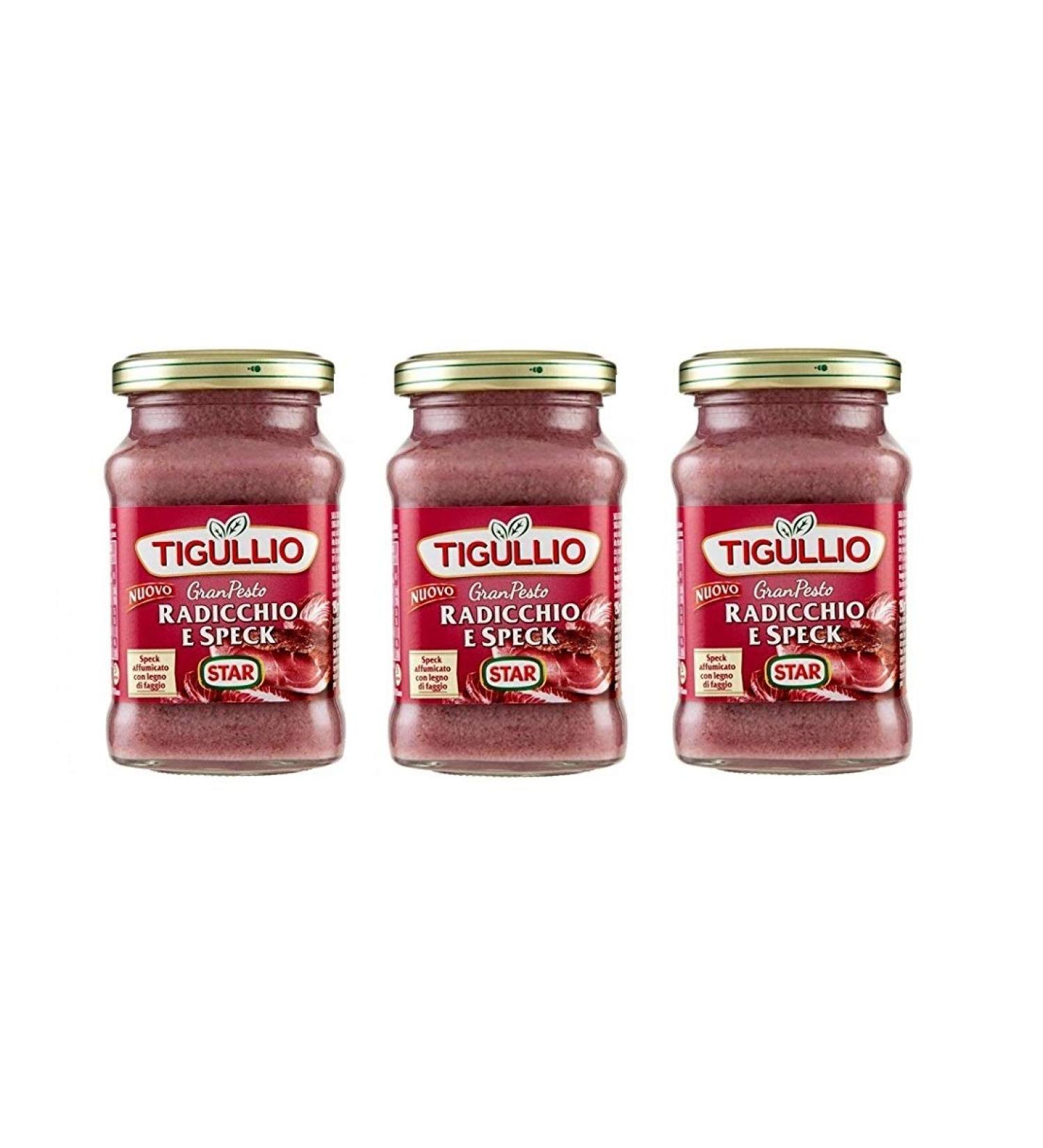 Star Star Tigullio GranPesto Radicchio e Speck Lot de 3 sauces 190 g