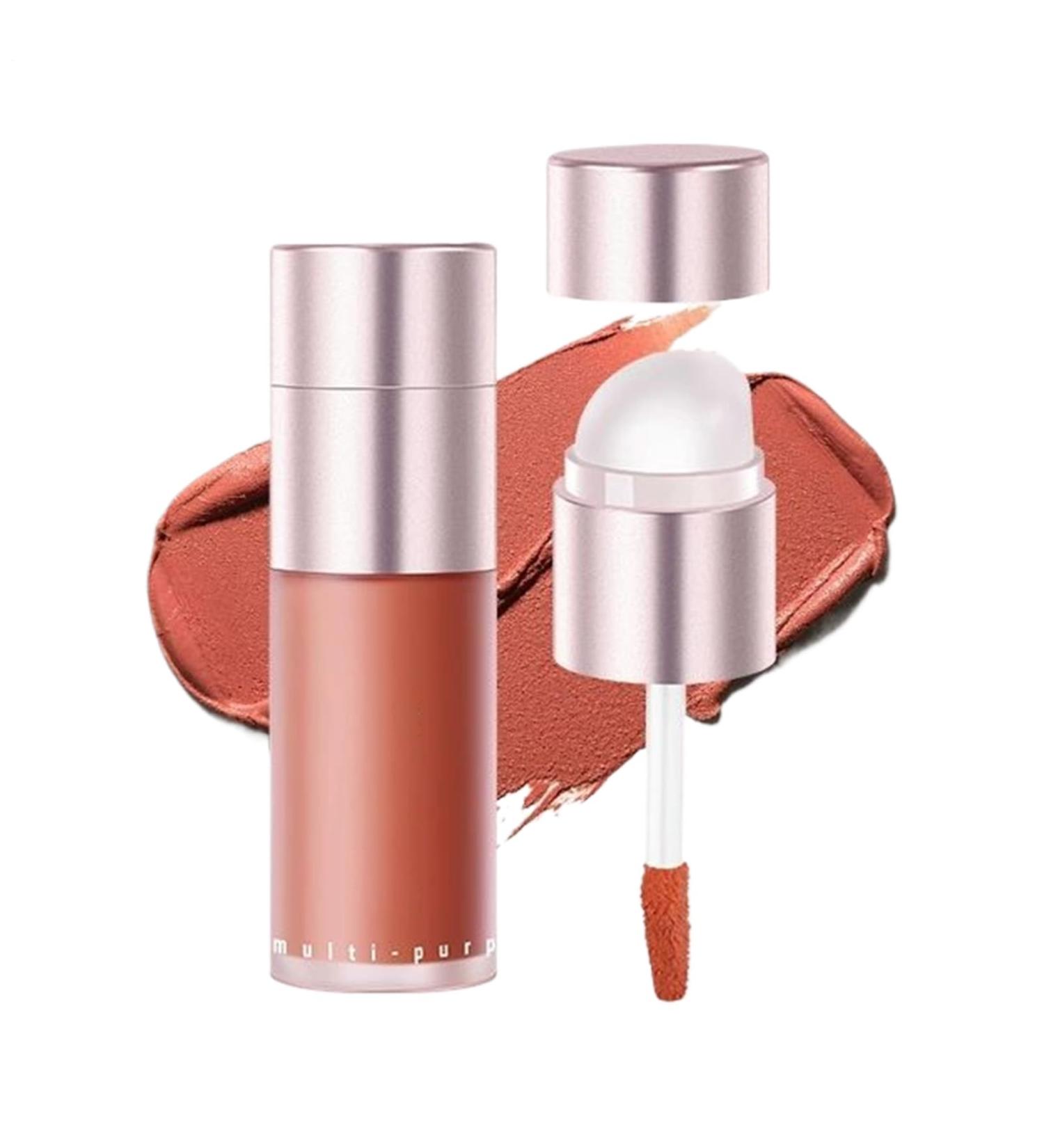  Baoqifong Creamy Blush Stick | Eyeshadow and Cheek Blush - Long-Lasting Face Makeup and Lipstick | For Women and Girls School Office Travel Parties - Buy Online on GoSupps.com