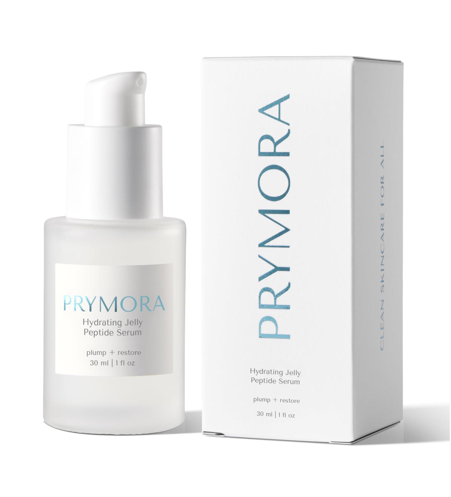 PRYMORA Hydrating Jelly Peptide Serum | Plump + Restore | Smooths Fine Lines & Wrinkles Visibly Plumps & Hydrates Skin | Fragrance-Free - Buy Online on GoSupps.com