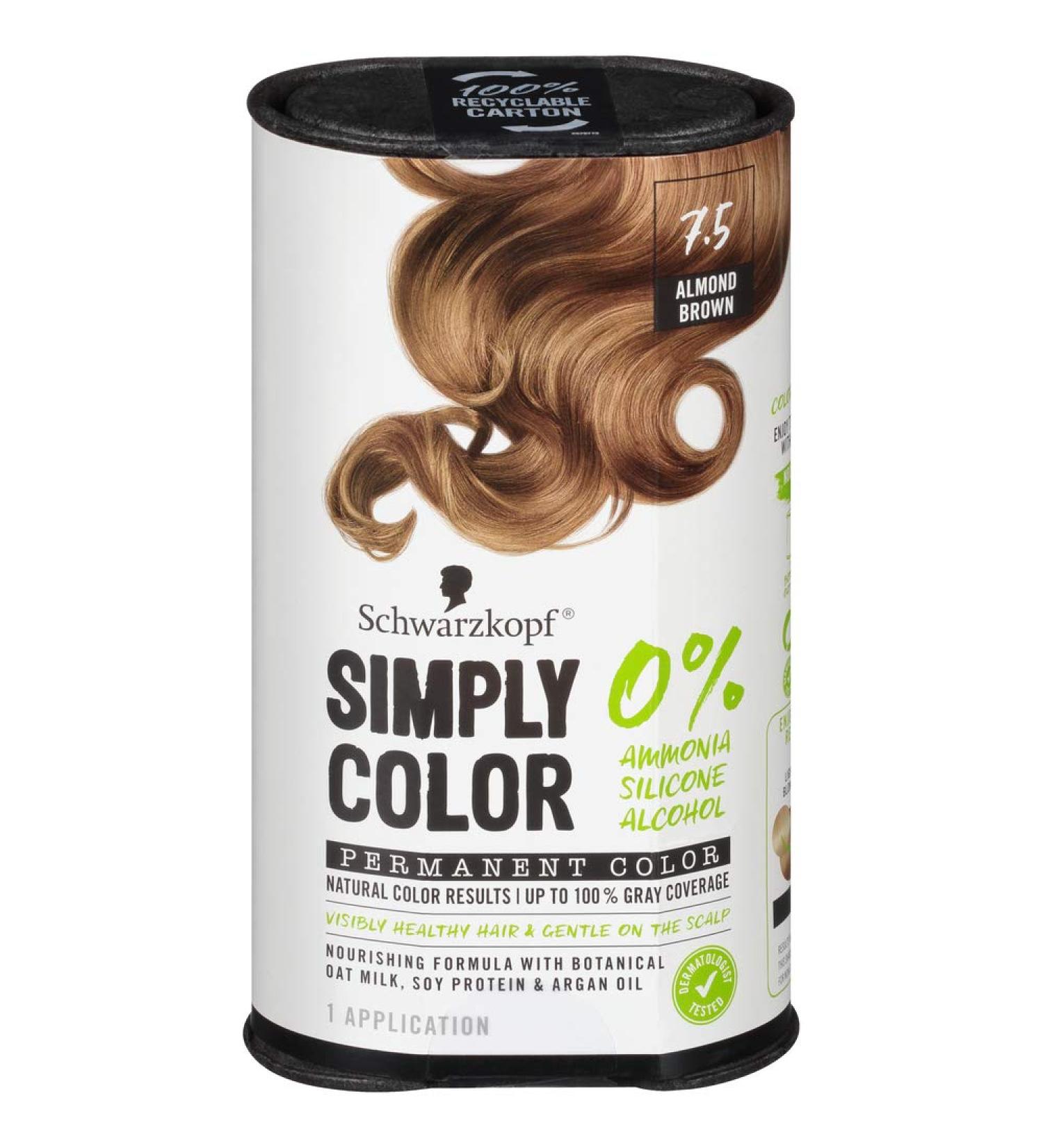 Schwarzkopf Simply Color Almond Brown Permanent Hair Color 1 Count - Buy Online on GoSupps.com