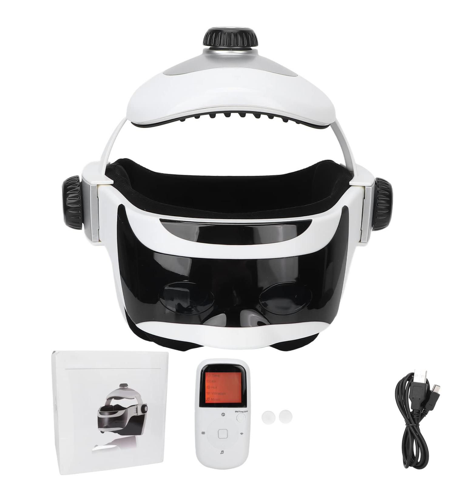 Buy Electric Head Massager - Air Pressure & Hot Compress for Stress Relief | International Shipping - Buy Online on GoSupps.com