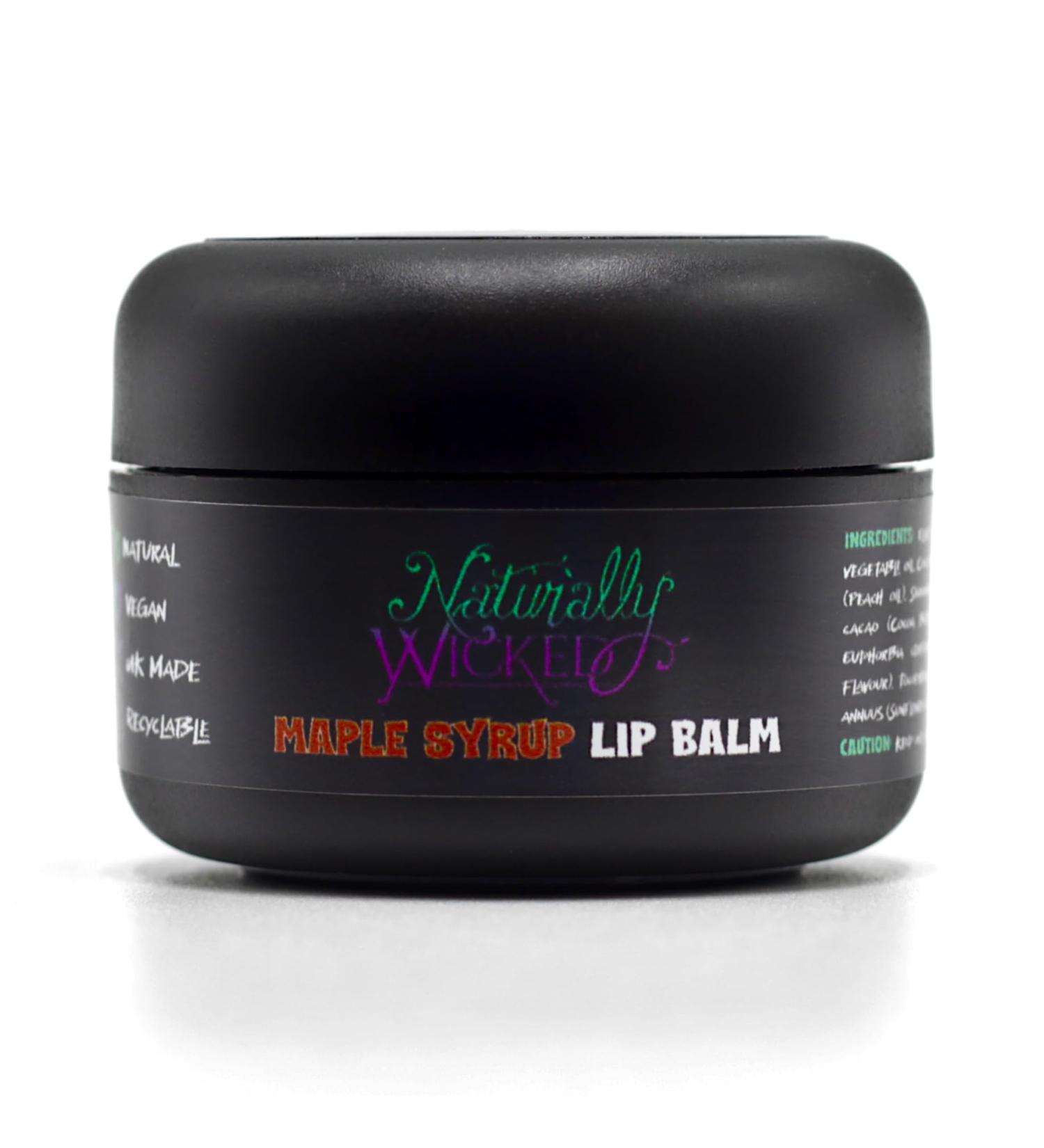 Naturally Wicked Maple Syrup Lip Balm | Natural & Vegan Lip Repair Balm | 15ml - Buy Online on GoSupps.com