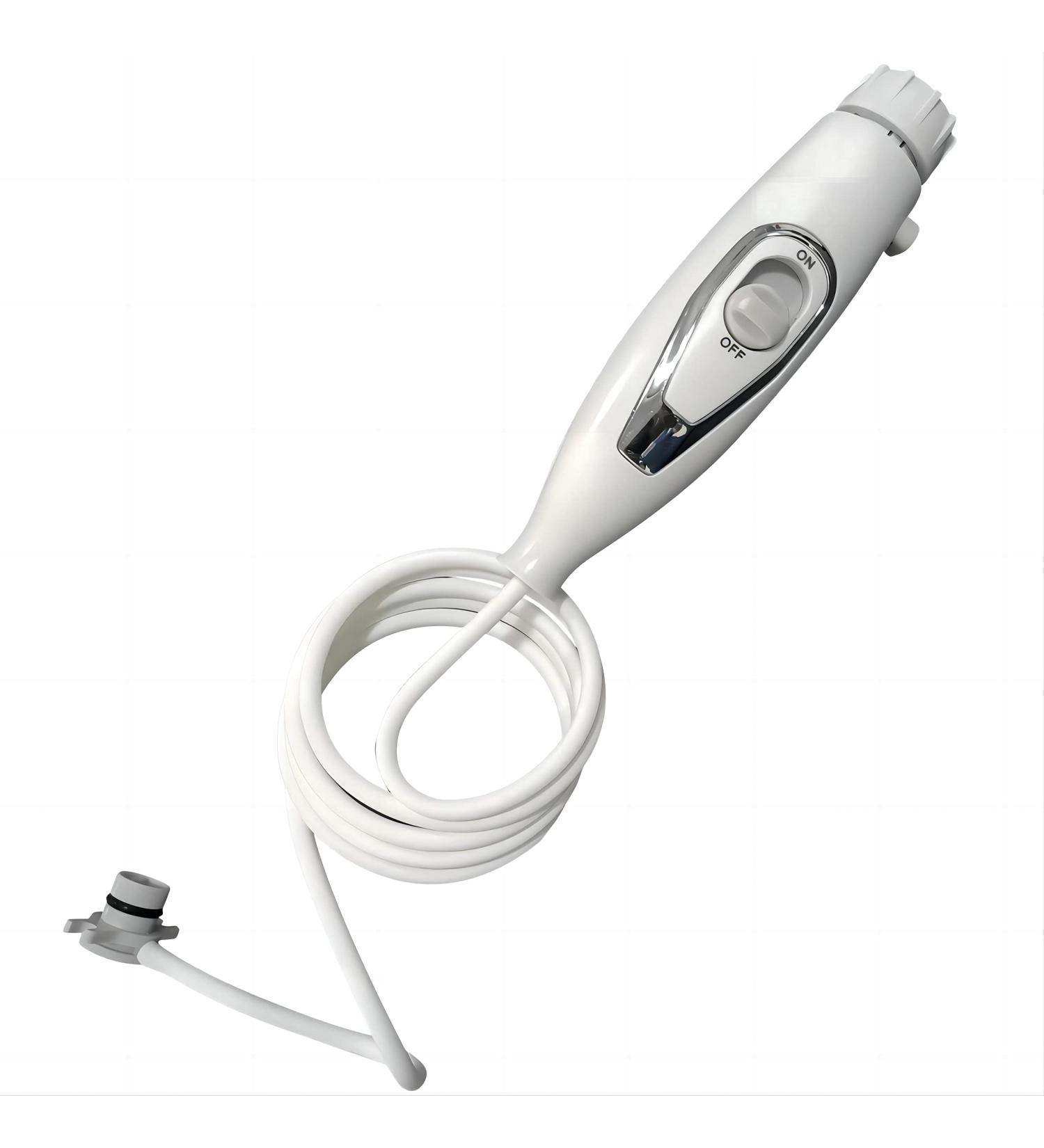 Oralion Oral Hygiene Standard Plastic Handle for Waterpik Oral Irrigator | Compatible with WP-660 WP-100 WP-900 WP-300 | 1 Handle & Hose Included - Buy Online on GoSupps.com
