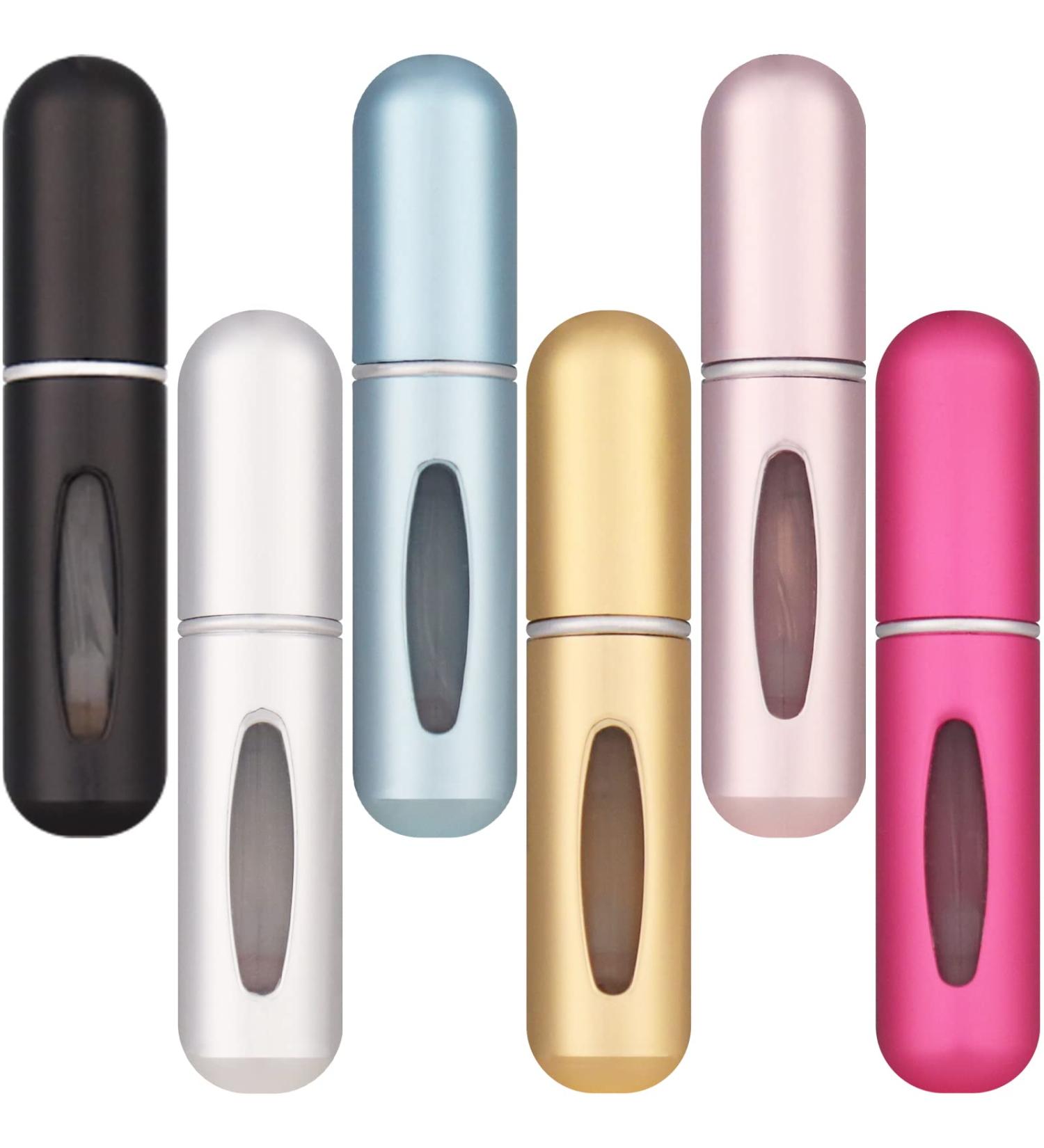 LABOTA Portable Mini Refillable Perfume Atomizer Spray Bottle 5ml - 6 Pack for Travel - Buy Online on GoSupps.com