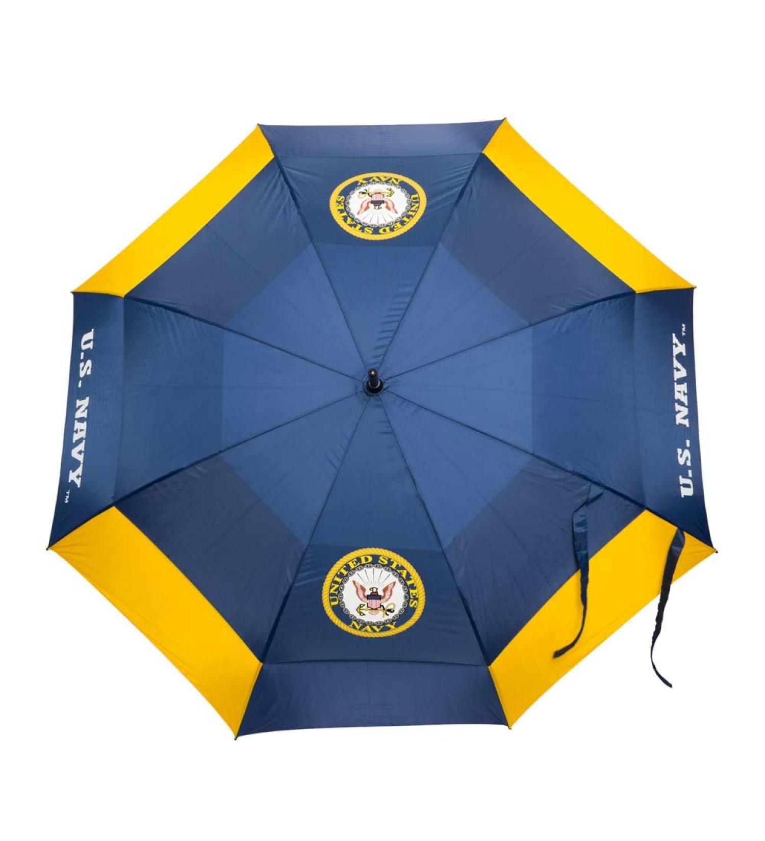Team Golf Military Umbrella with Protective Sheath Navy