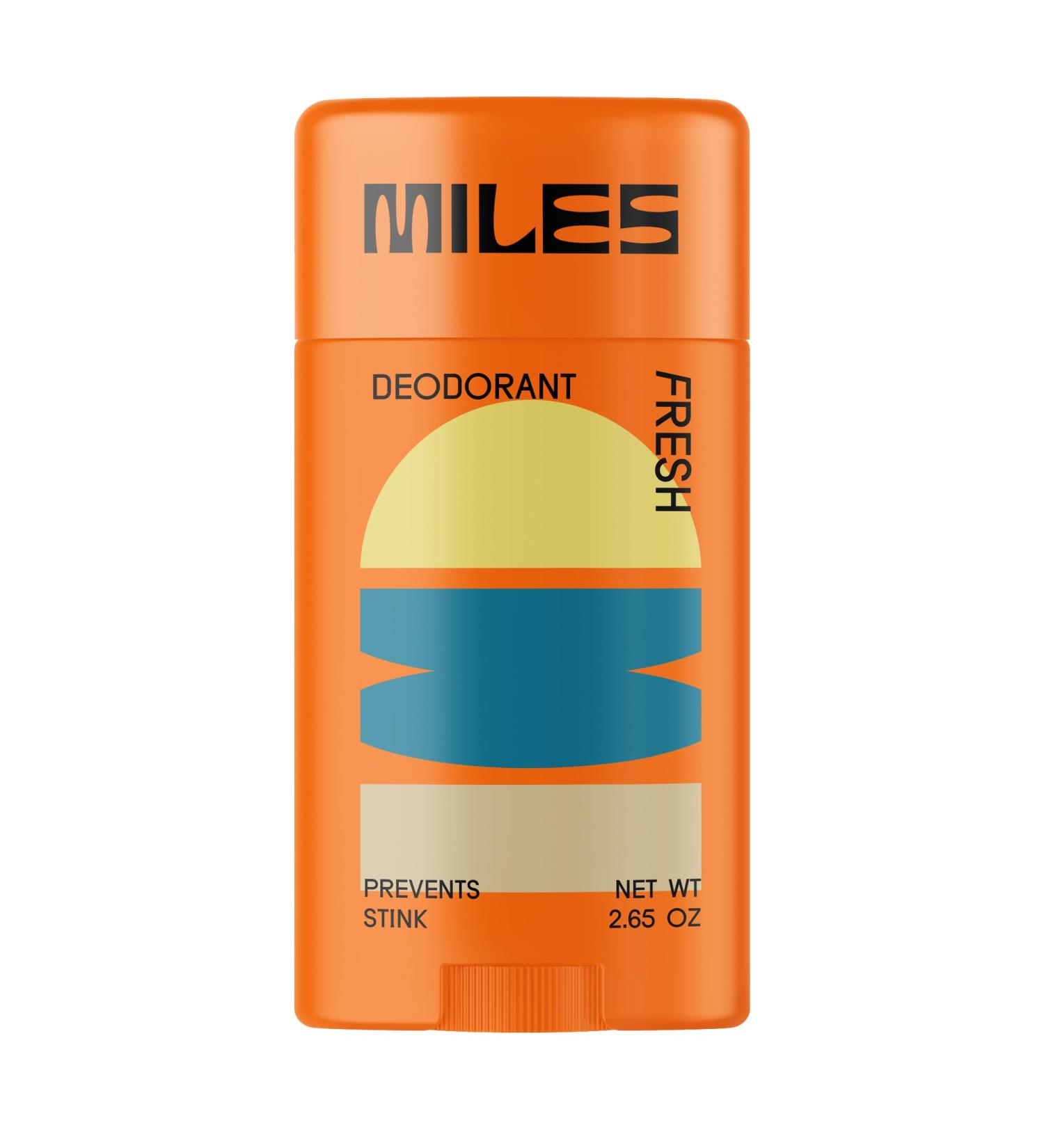 Miles Kids Deodorant for Boys and Girls - Aluminum Free Deodorant for Kids and Teens Natural Hypoallergenic Made in USA - Fresh Scent 1-Pack Fresh 2.65 Ounce (Pack of 1) - Buy Online on GoSupps.com
