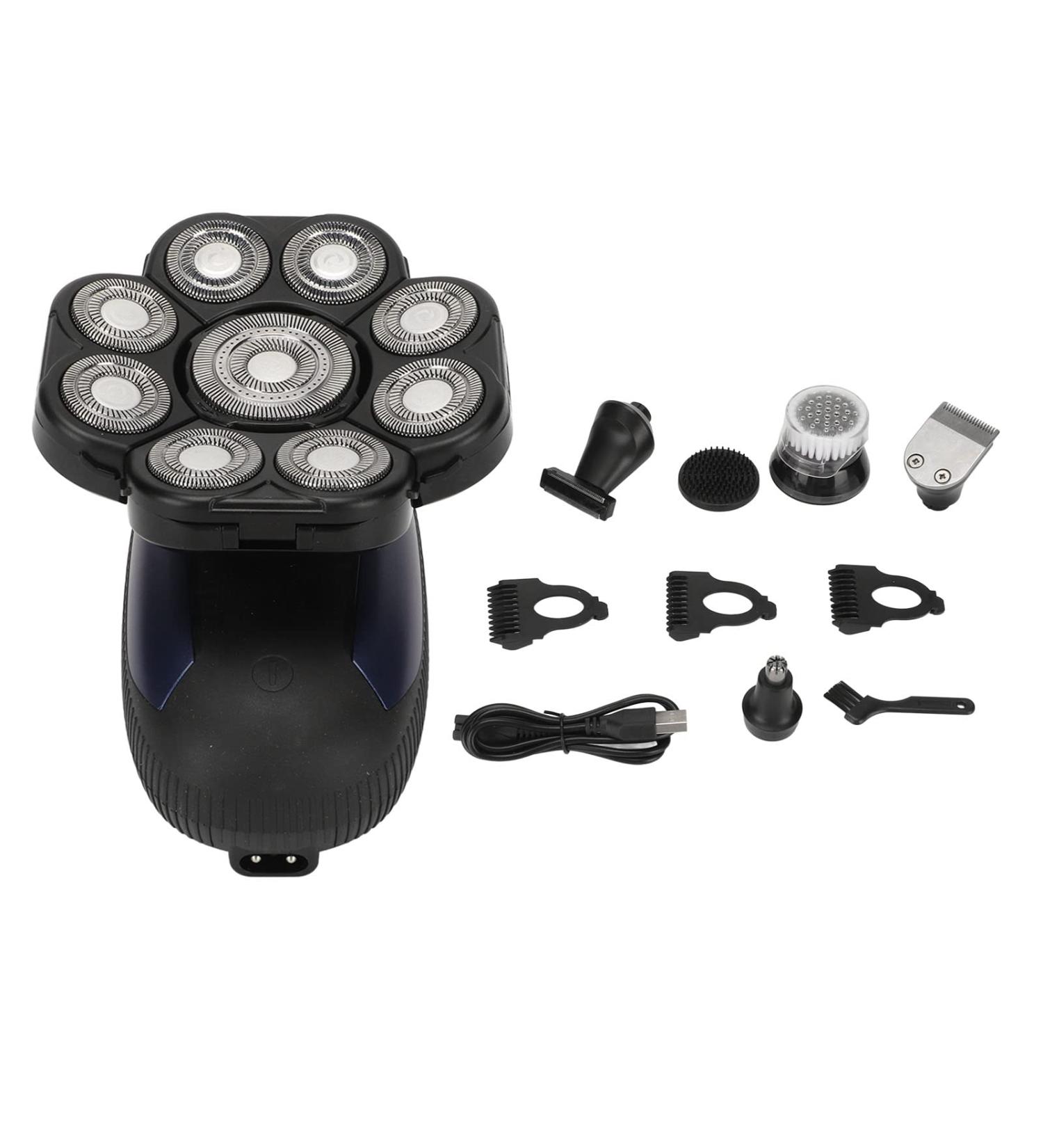 Electric Trimmer Machine for Multifunctional Hair Shaving Heads with Nine Blades Shaving for Shaver Heads Machine Flushable Male Shaver Balding Machine - Buy Online on GoSupps.com