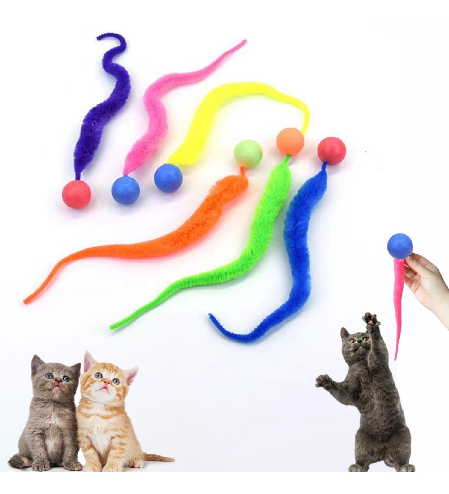 Buy Guuiesmu Wobbly Balls for Cats - Interactive Bouncy Cat Toys (6PCs) | Fun & Engaging Cat Playtime - Buy Online on GoSupps.com