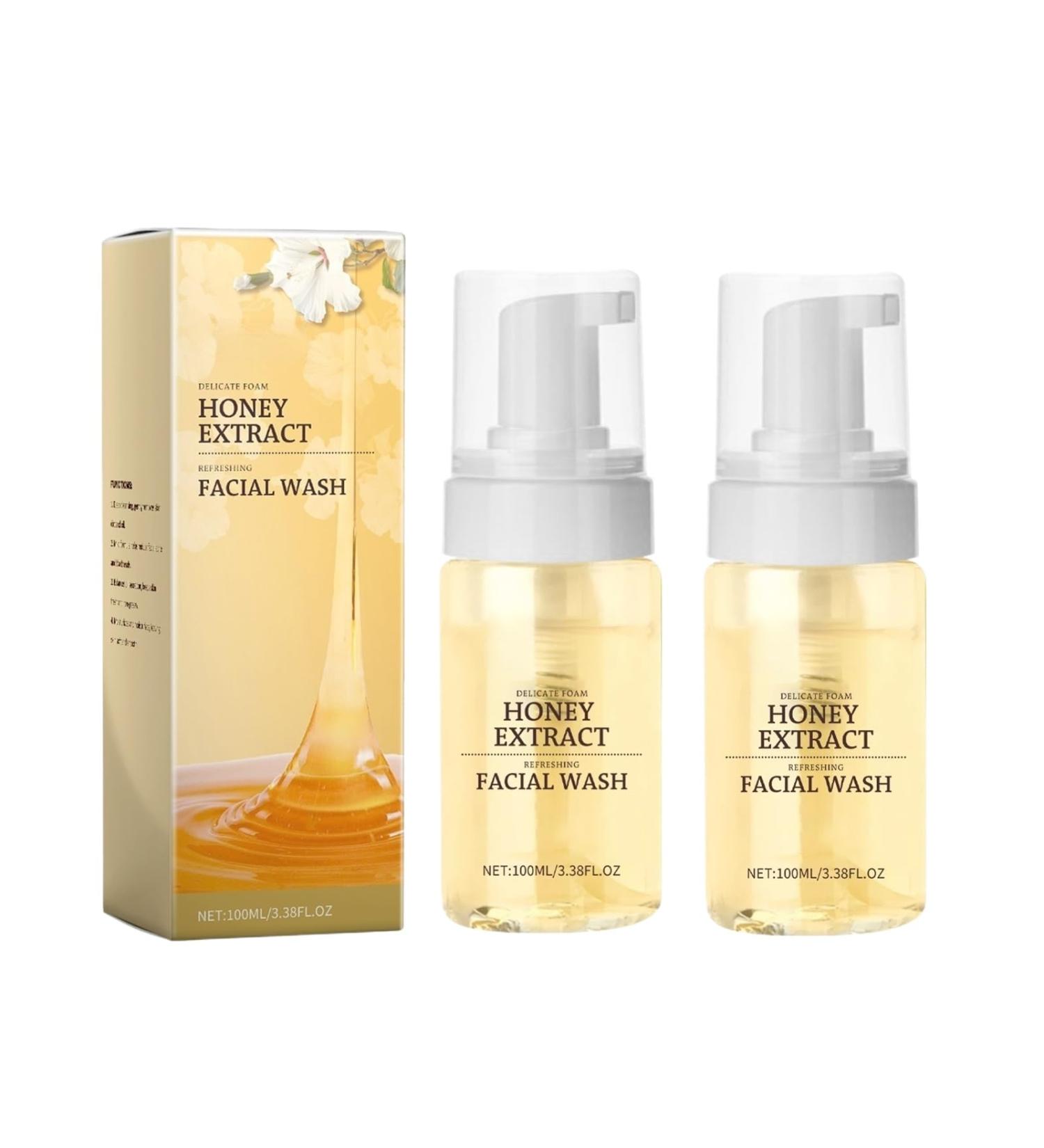 FFEEJ Gentle Honey Foam Cleanser Mild Cleansing Face Wash For Hydration Oil Control & Refreshing Skin - Buy Online on GoSupps.com