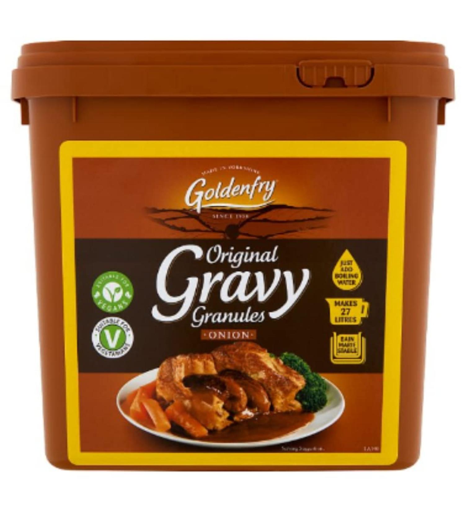 Goldenfry Original Gravy Granules Onion 2000g x 4 Gravy Granules Onion 4