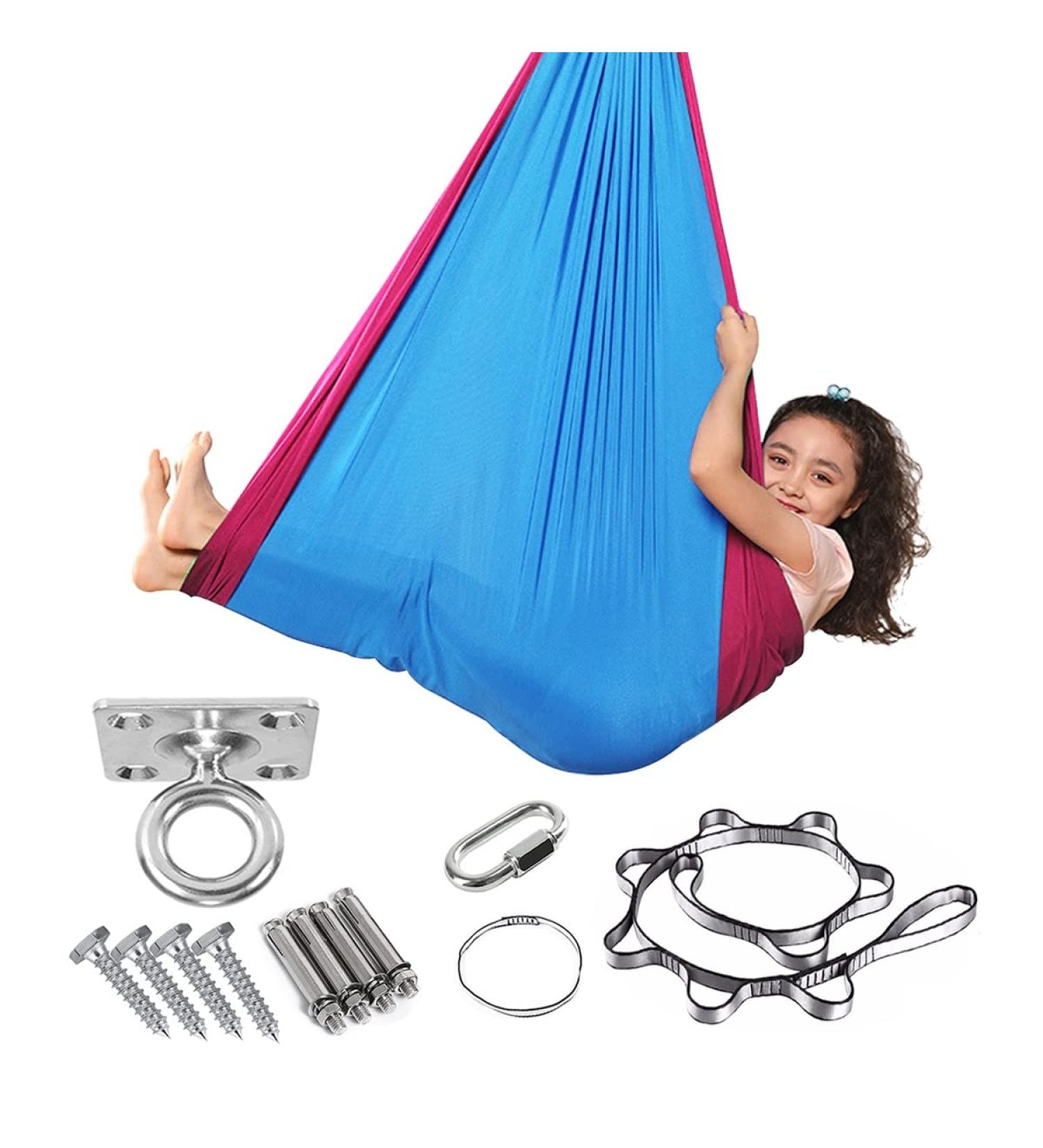SSIMOO Sensory Socks for Children with Autism - One Size Blue/Wine Red | International Shipping Available - Buy Online on GoSupps.com