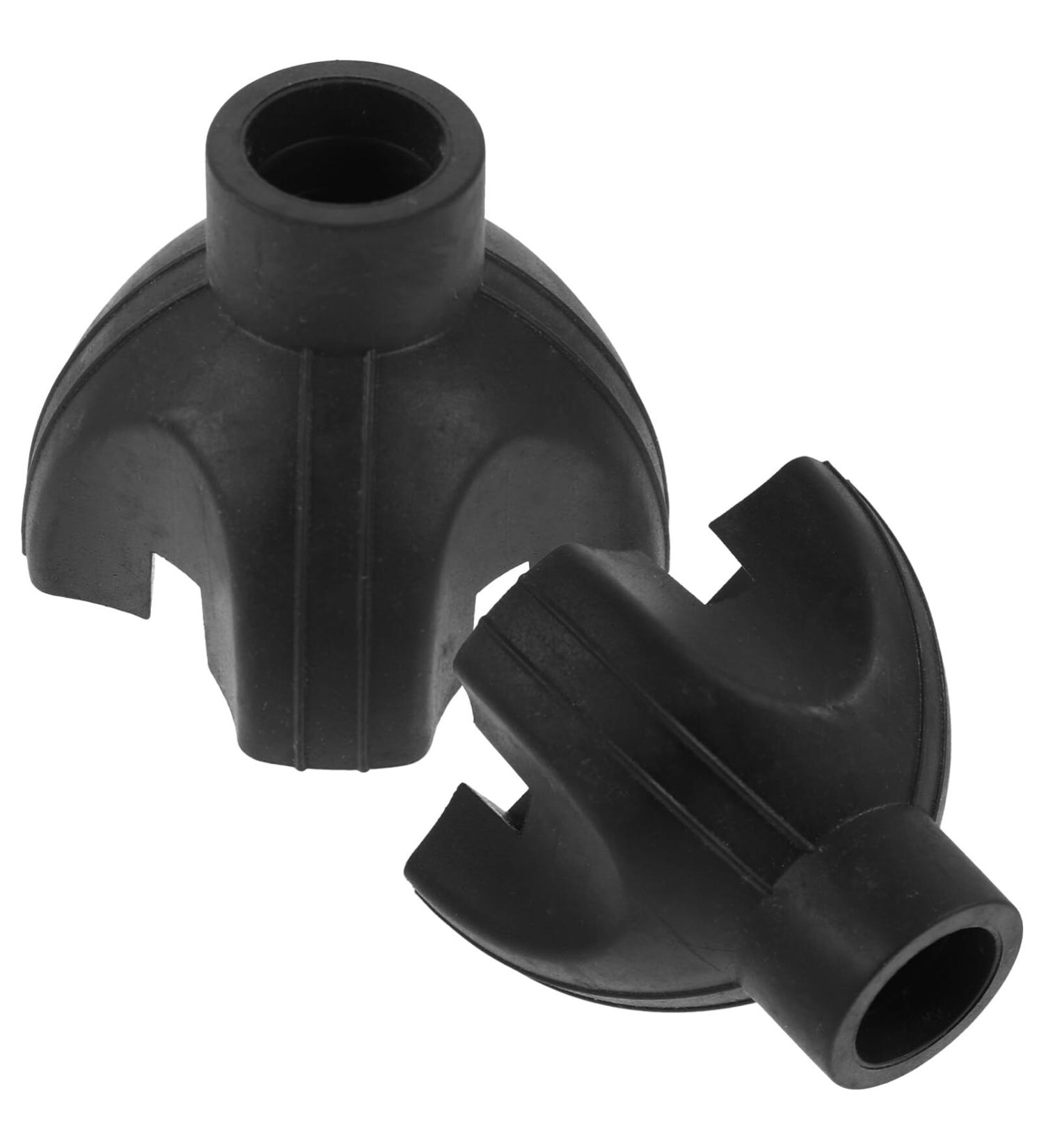 Lurrose Foot Pads Replacement Crutch Rubber Feet - 4pcs Walking Stick Accessories for Seniors | Durable & Non-Slip - Buy Online on GoSupps.com