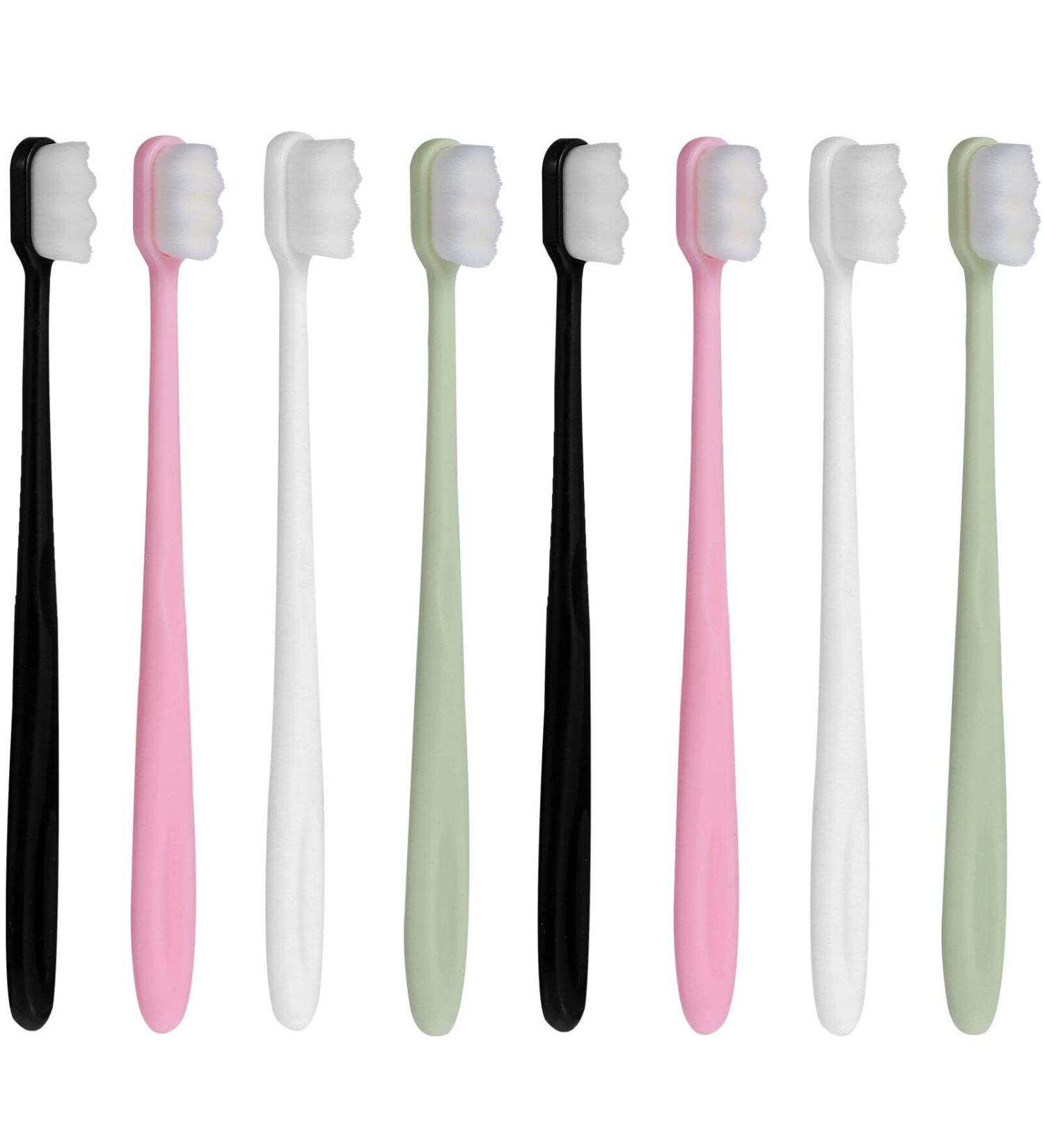 Healeved 16 STK Physiotherapy Sport shoulder upholstered organically biodegradable toothbrush coal toothbrushes Environmentally friendly toothbrush -toothbrush gently prox plastic child