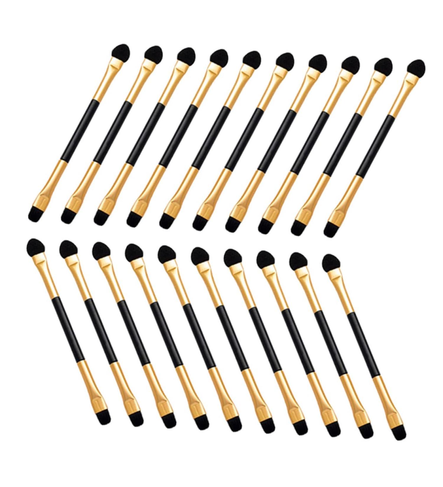 Beavorty 20pcs Double Ended Eyeshadow Brush Makeup Eyeshadow Brush Makeup Brush Makeup Eye Brush Eye Shadow Brush for Makeup Eyeshadow Brush for Women Eye Brush for Eyeshadow Eye Makeup 12.50X0.50X0.50CM Golden - Buy Online on GoSupps.com