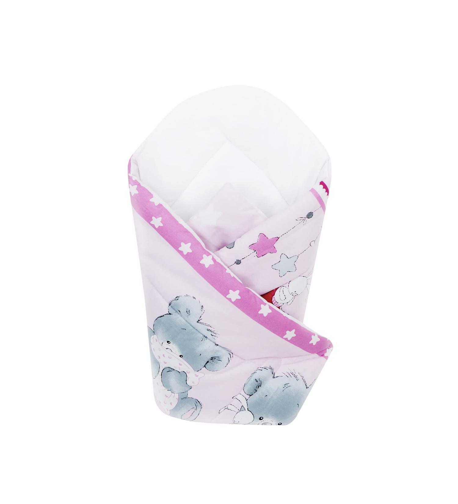 Baby Swaddle Wrap Blanket/Newborn Cotton Swaddling Sleeping Bag 0 to 3 Months (Mika Pink) 22 - Buy Online on GoSupps.com