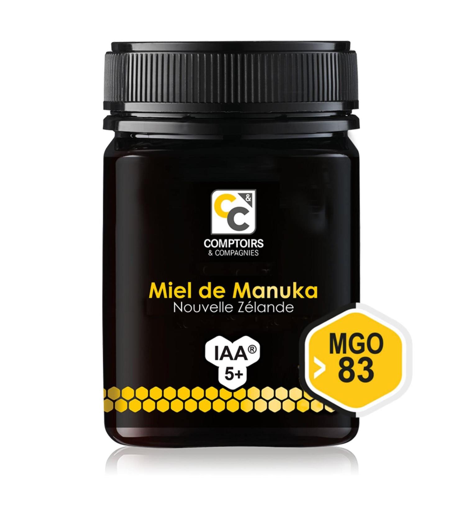 COMPTOIRS ET COMPAGNIES - Active Manuka Honey - IAA5+ (MGO83+) - New Zealand Origin - 500g - Buy Online on GoSupps.com