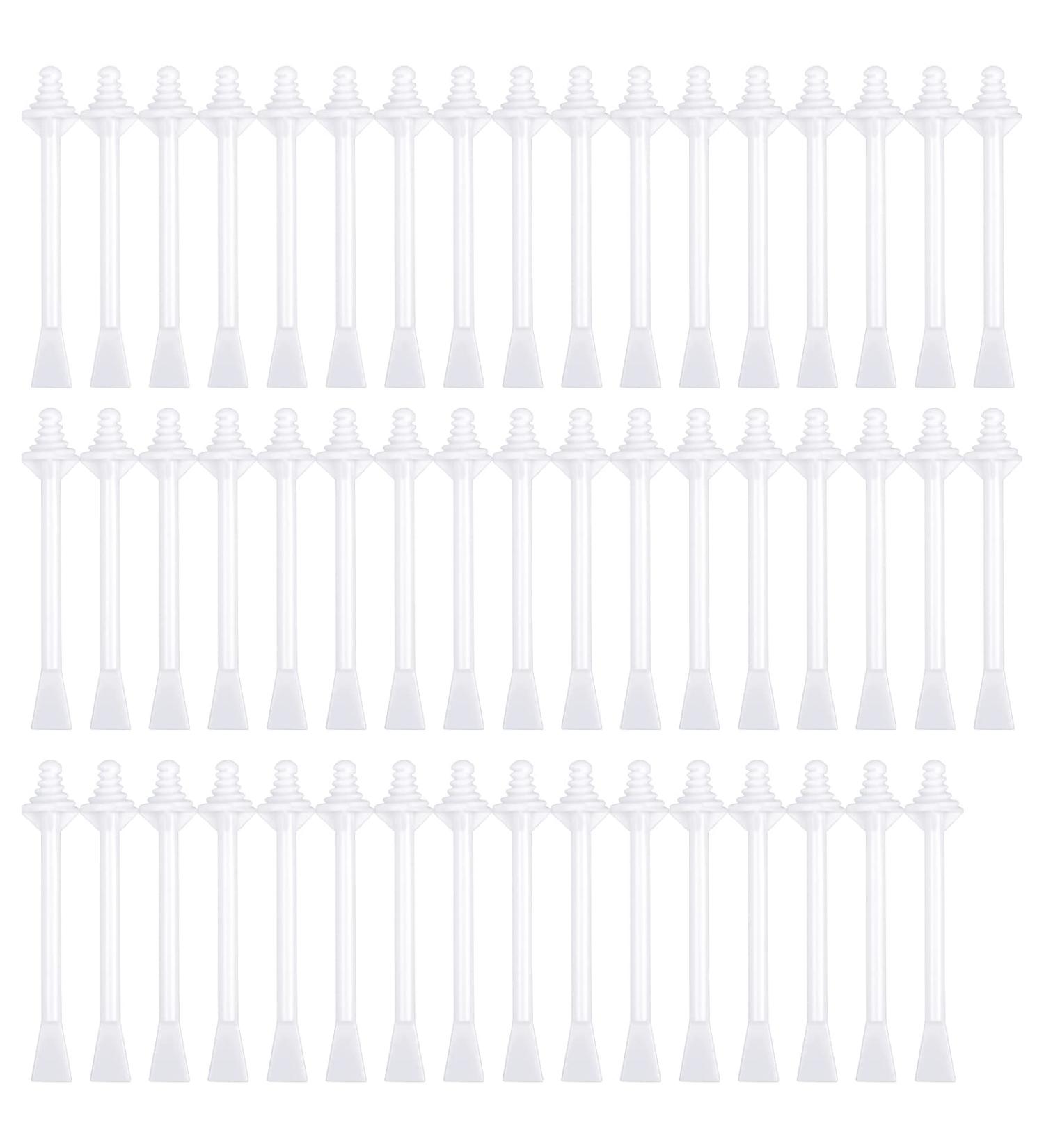 CHStarina 50-Pack Nose Wax Stickers - Plastic Nasal Hair Remover Strips & Spatulas for Easy Nostril Cleaning - Buy Online on GoSupps.com