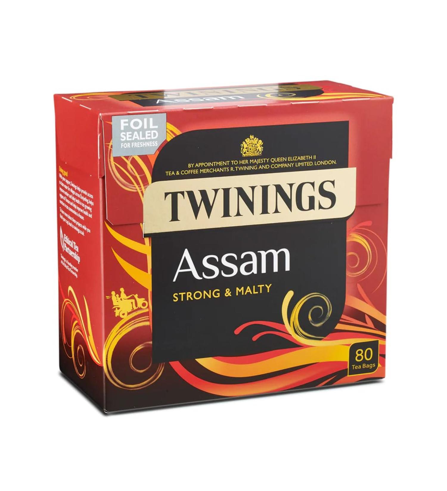 Buy Twinings Assam Black Tea - 80 Tea Bags | Premium Imported English Tea | Shestore24 - Buy Online on GoSupps.com