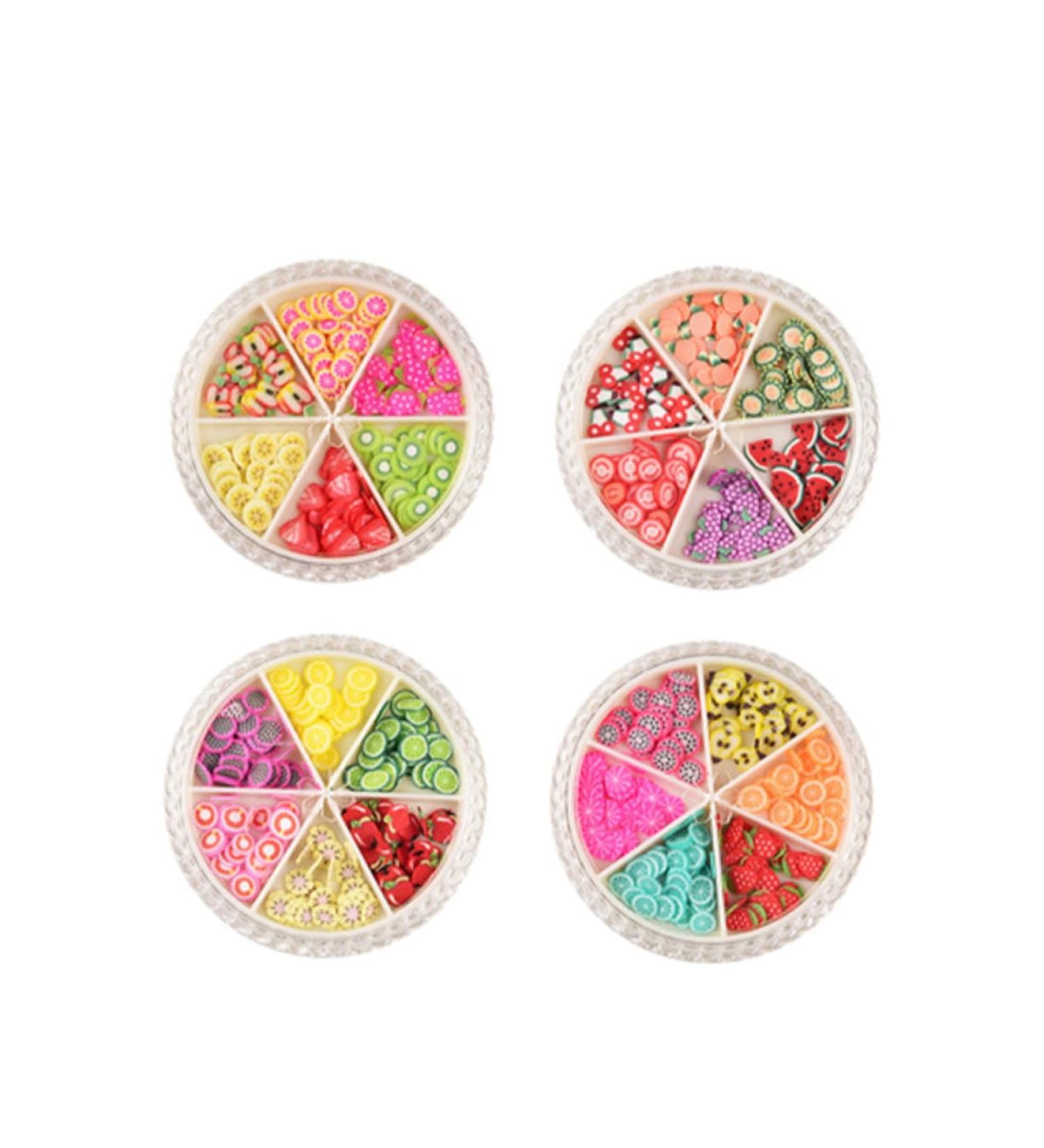 HAPINARY 4 Box Fruit Nail Stickers Slice Nail Decoration Manicure Pastes Self-adhesive Nail Decals Fruit Nail Art Slices Stickers for Nails 3d Nail Decals Nail Art Stickers Nail Art Decals - Buy Online on GoSupps.com