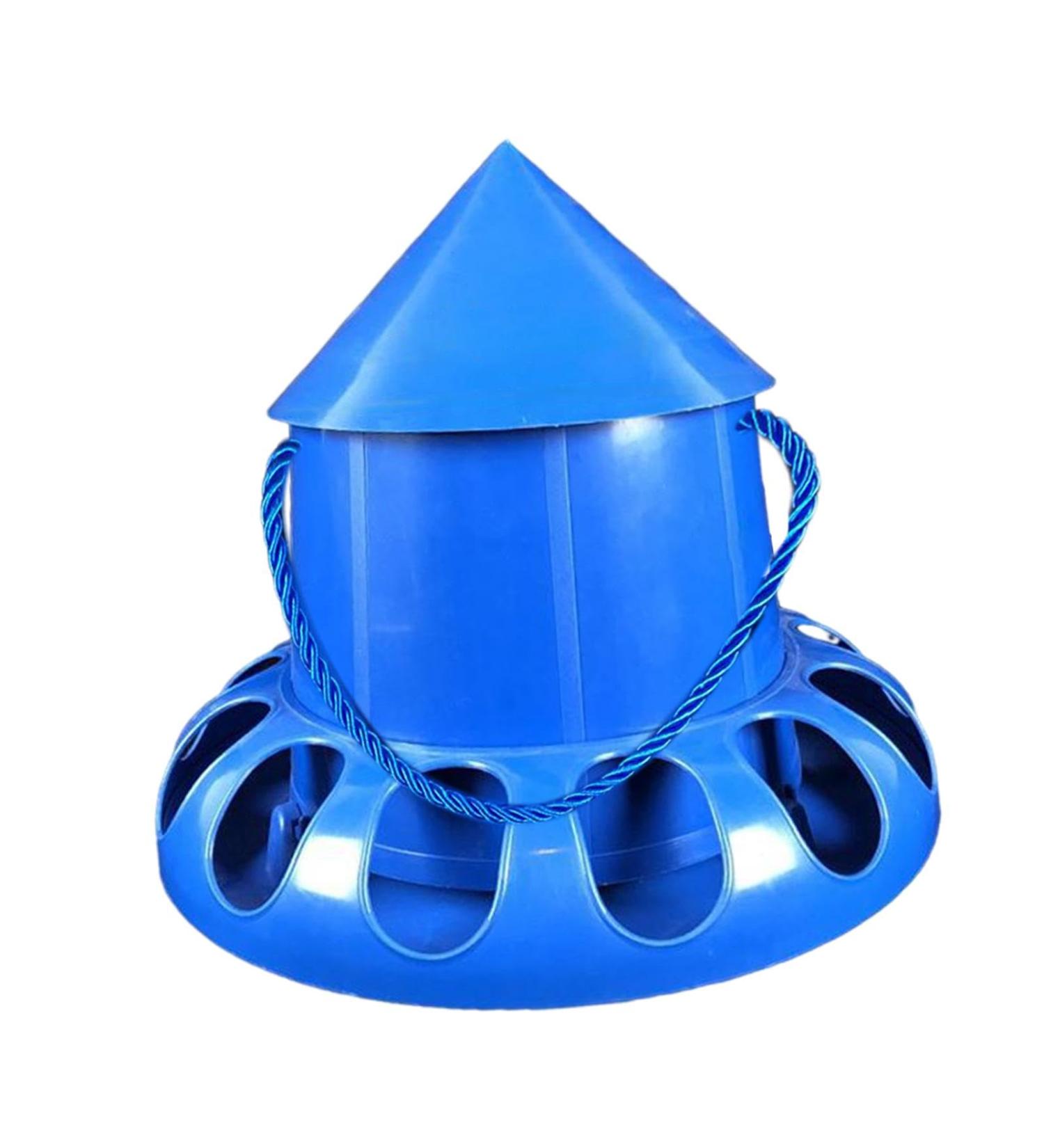 KLKCMS Chicken Feeder Food Dispenser Portable Automatic Bird Feeding Bucket for Chook Hen - Buy Online on GoSupps.com