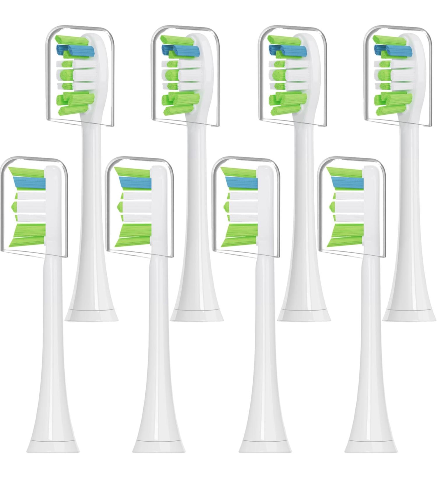 AYAITEE Replacement Brush Heads Compatible with Philips Sonicare 7900 Toothbrush fit DiamondClean 9000 ProtectiveClean 4300-8 Pack Toothbrush Heads White White 1 count (Pack of 8) - Buy Online on GoSupps.com