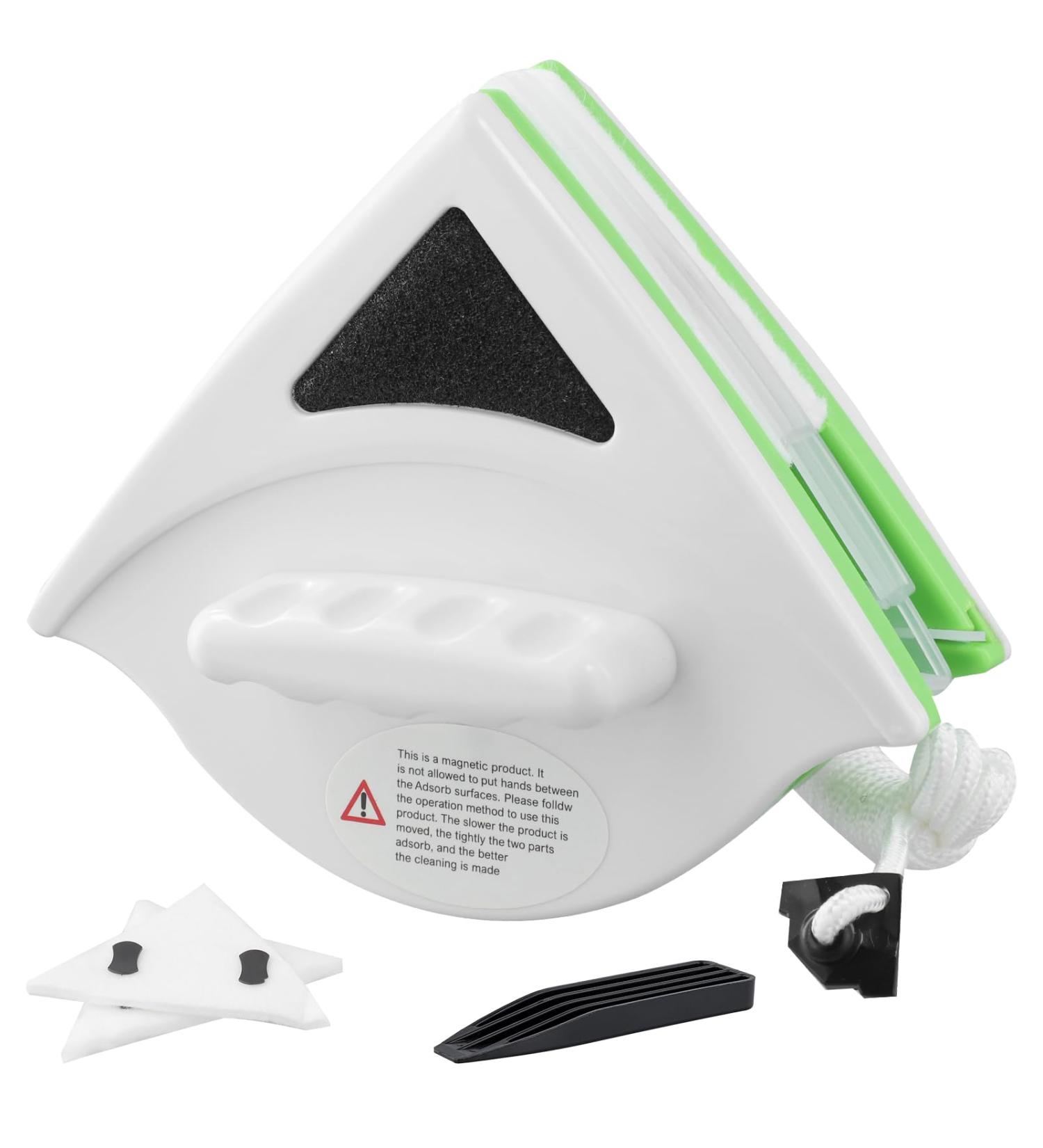 Magnetic Window Cleaner Double Side Window Cleaning Tool Magnetic Glass Cleaner for 20-30MM Double Layer Windows Anti Drop Scratch Free for High House Office Glass Windows - Buy Online on GoSupps.com