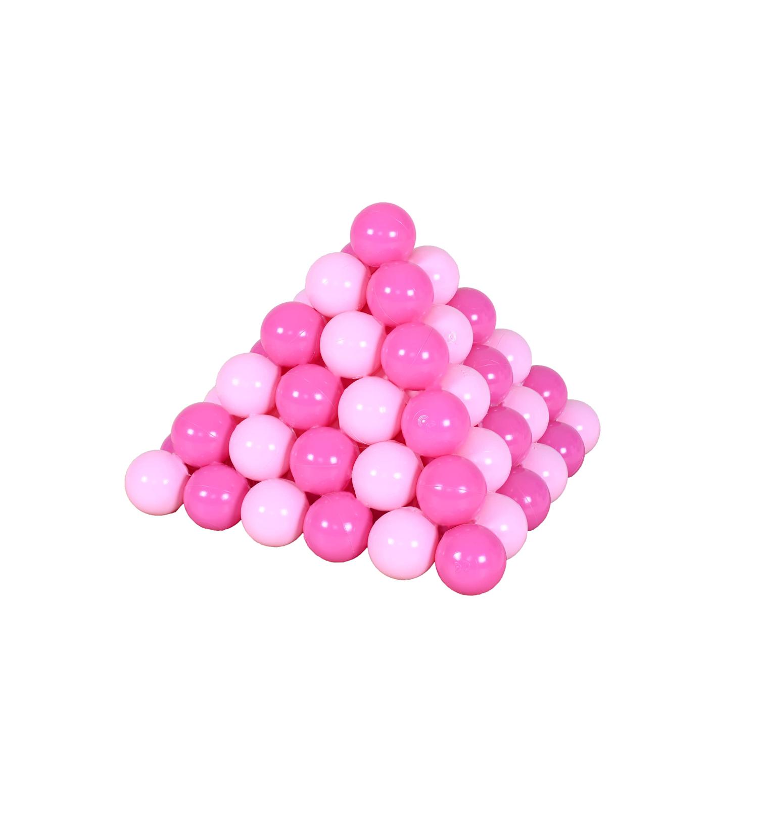 Knorrtoys 56755 - Soft Pink Ball Set ( 6 cm) - 100 Count - Perfect for Playtime | International Shipping Available - Buy Online on GoSupps.com