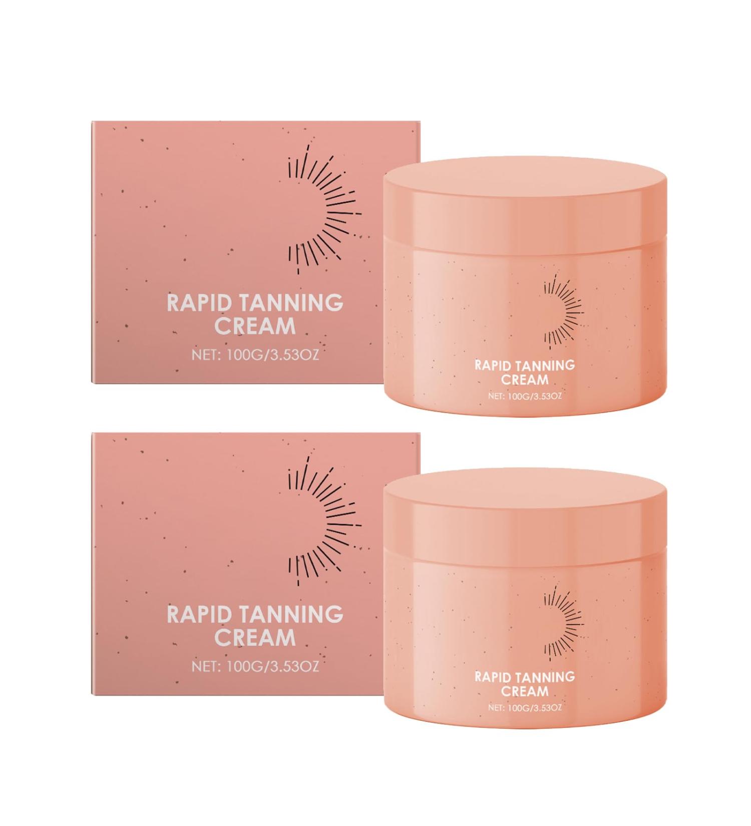 2PC Hydrating Tanning Enhancer Tanning Extender Bronze Hydrating Milk Self Tanner Cream Natural and Fast Tan Without Sun Light & Non-greasy Formula Matte Skin Convient Tous les Types de Peau - Buy Online on GoSupps.com