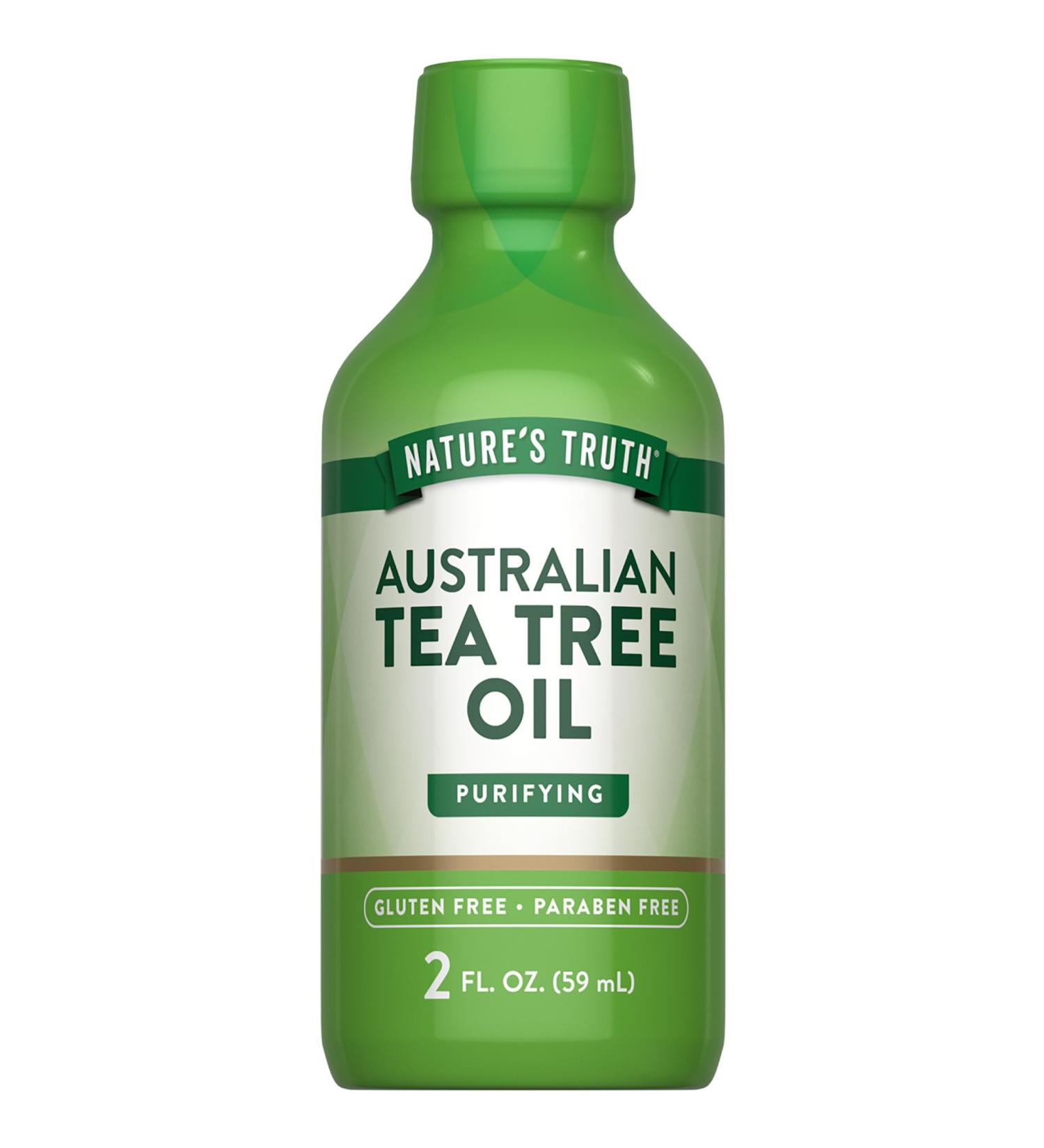 Nature's Truth Tea Tree Oil for Skin | 2 oz | Diffuser and Aromatherapy | Pure Australian Tea Tree Essential Oil | Non-GMO & Gluten Free - Buy Online on GoSupps.com