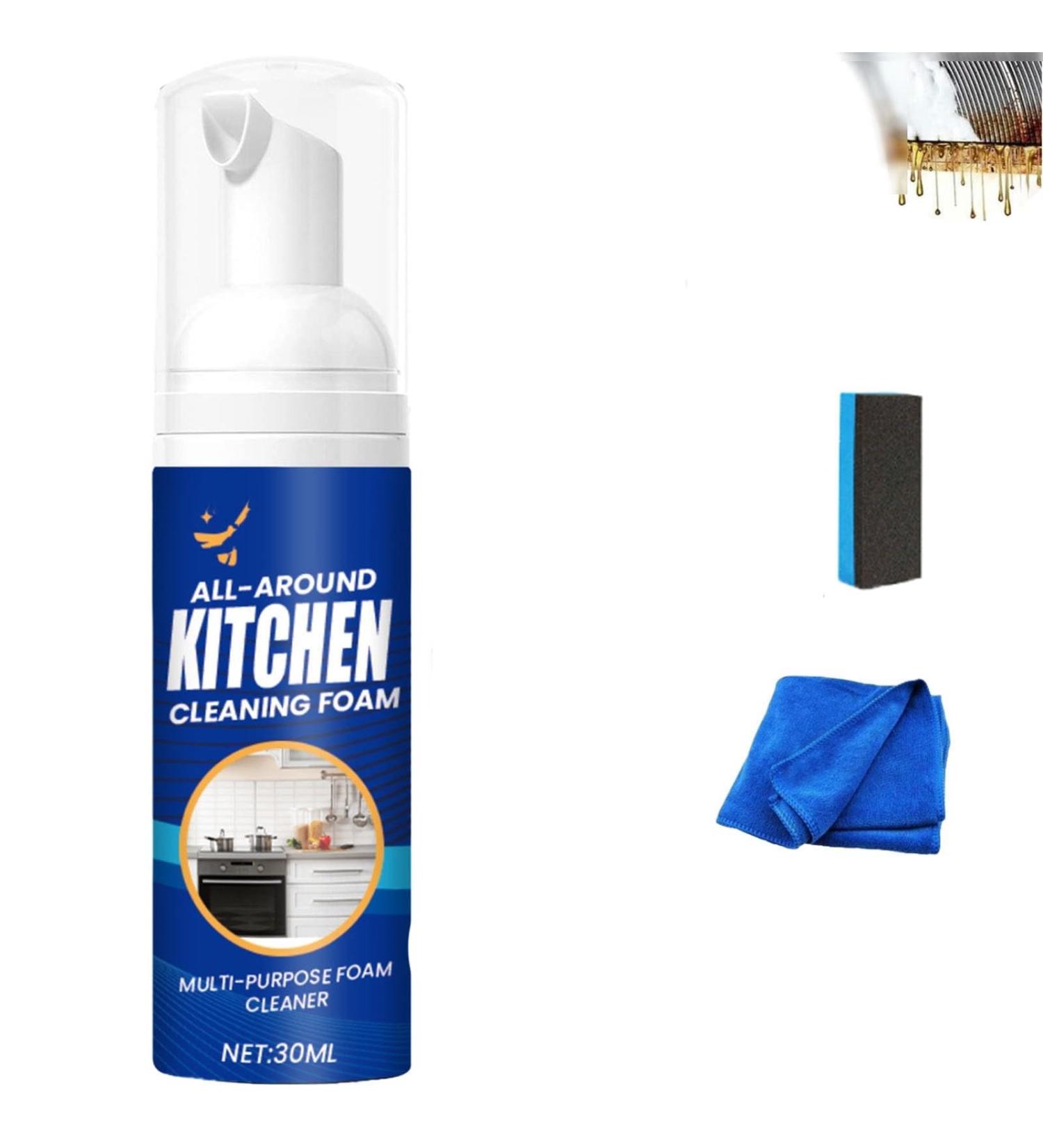 Japanese Multi-Purpose Cleaner Spray Kitchen Foam Cleaner All-Round Kitchen Cleaning Foam Japanese Multi-purpose Cleaner Spray Foam Cleaner Multi-purpose Oil Stain Remover Cleaning Spray (1Pcs) - Buy Online on GoSupps.com