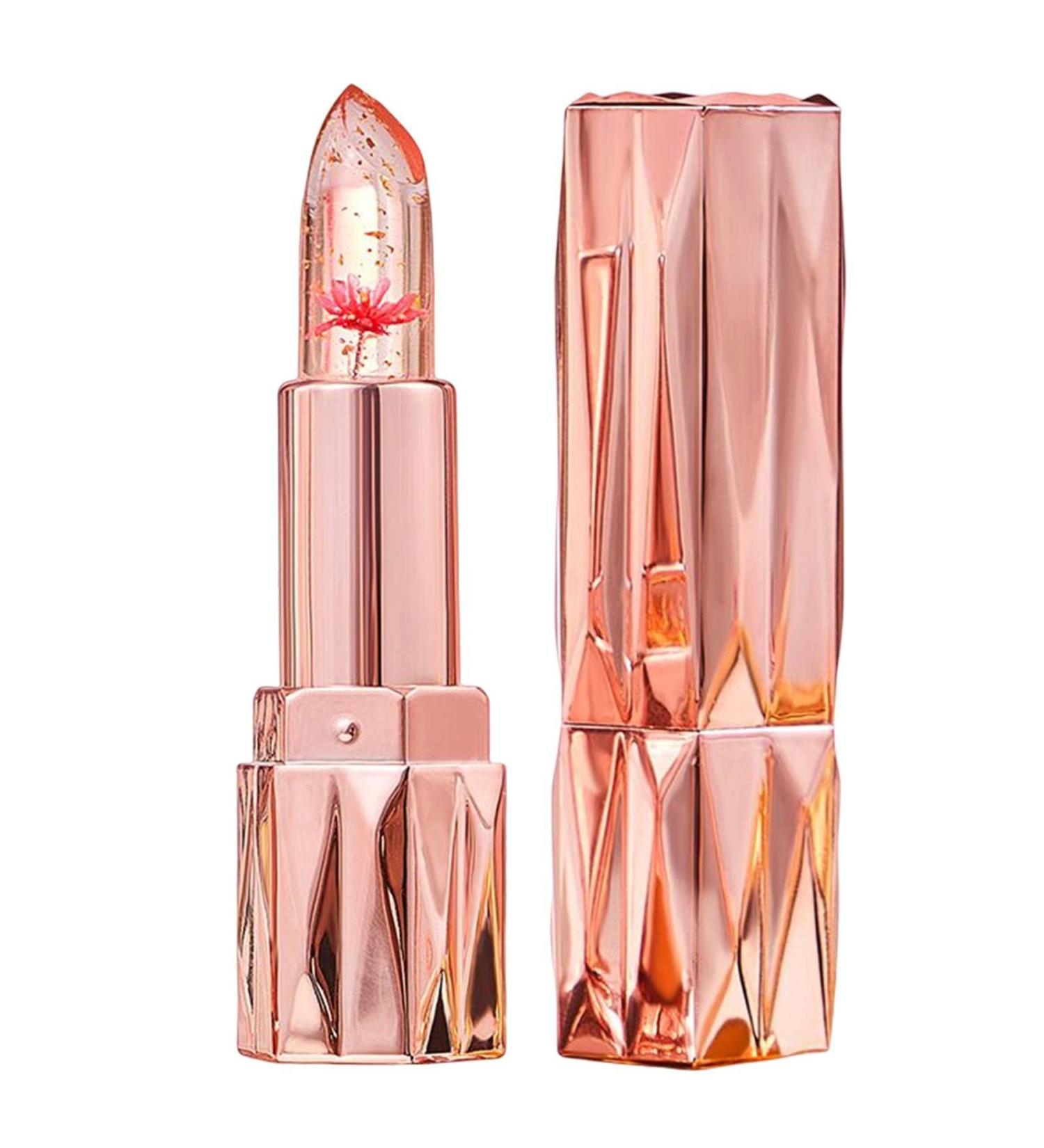 Crystal Lipstick Jelly Color Changing Lipstick PH Temperature Color Changing Lip Balm Long Lasting Moisturizing Lipstick for Women - Buy Online on GoSupps.com