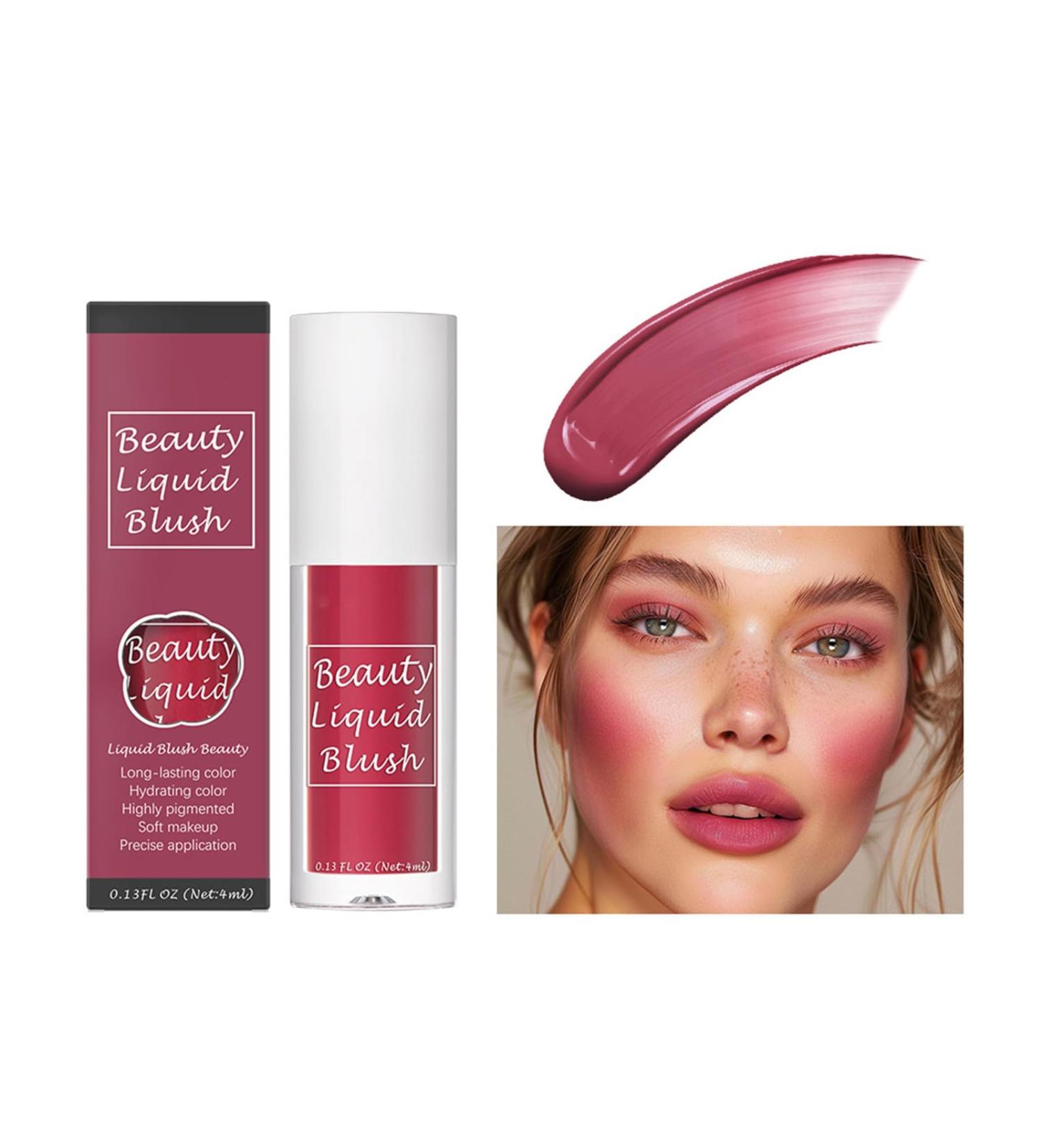YOUKOLO Matte Liquid Blush Lightweight Makeup Liquid Cheek Blush Natural Looking Liquid Blush Makeup Blush for Women Girl - Buy Online on GoSupps.com