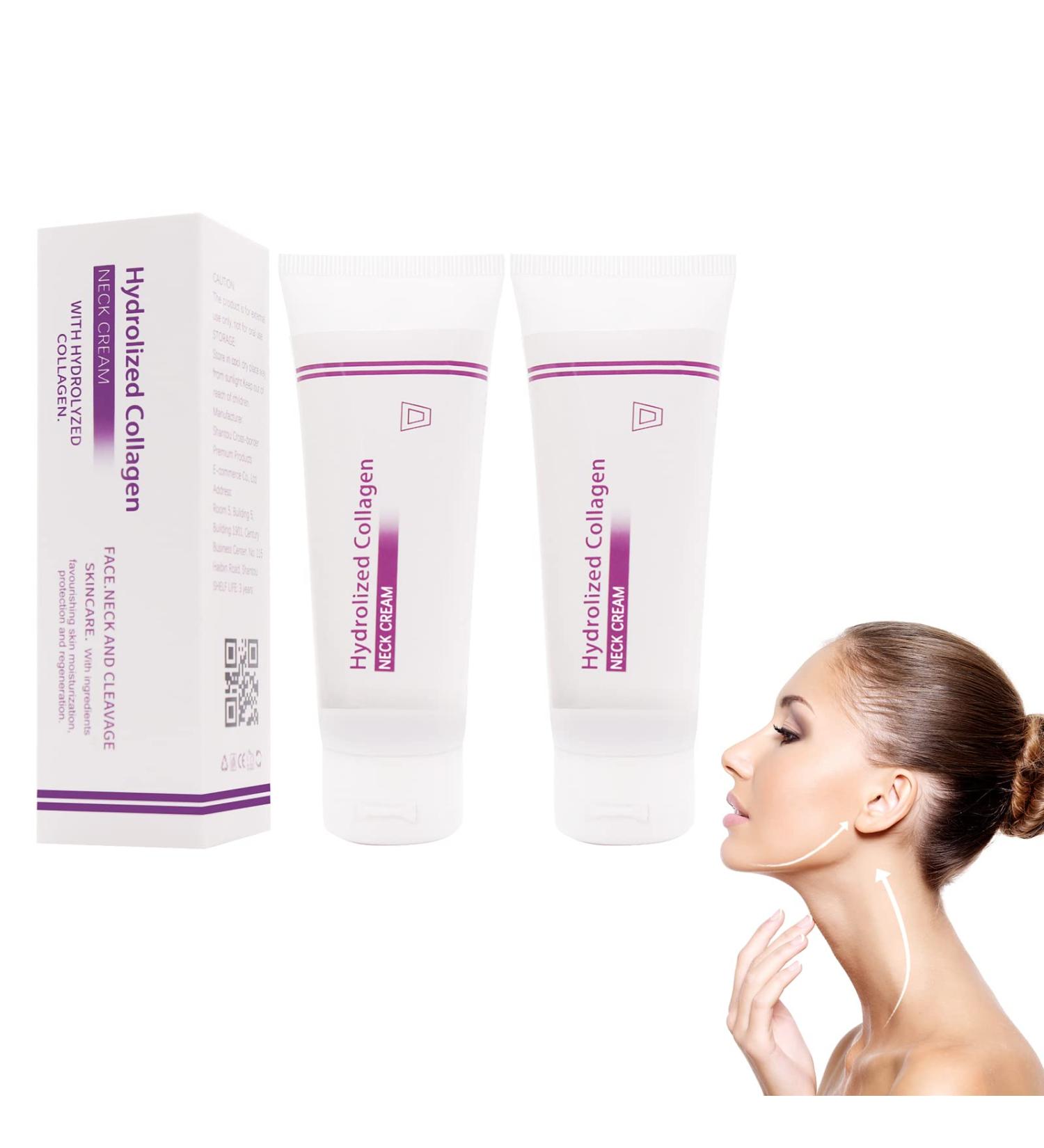 Punish Cream: Anti-Aging Neck Line Moisturizing Cream with Hydrolyzed Collagen - 2 Pieces for Firmer Younger Skin - Buy Online on GoSupps.com