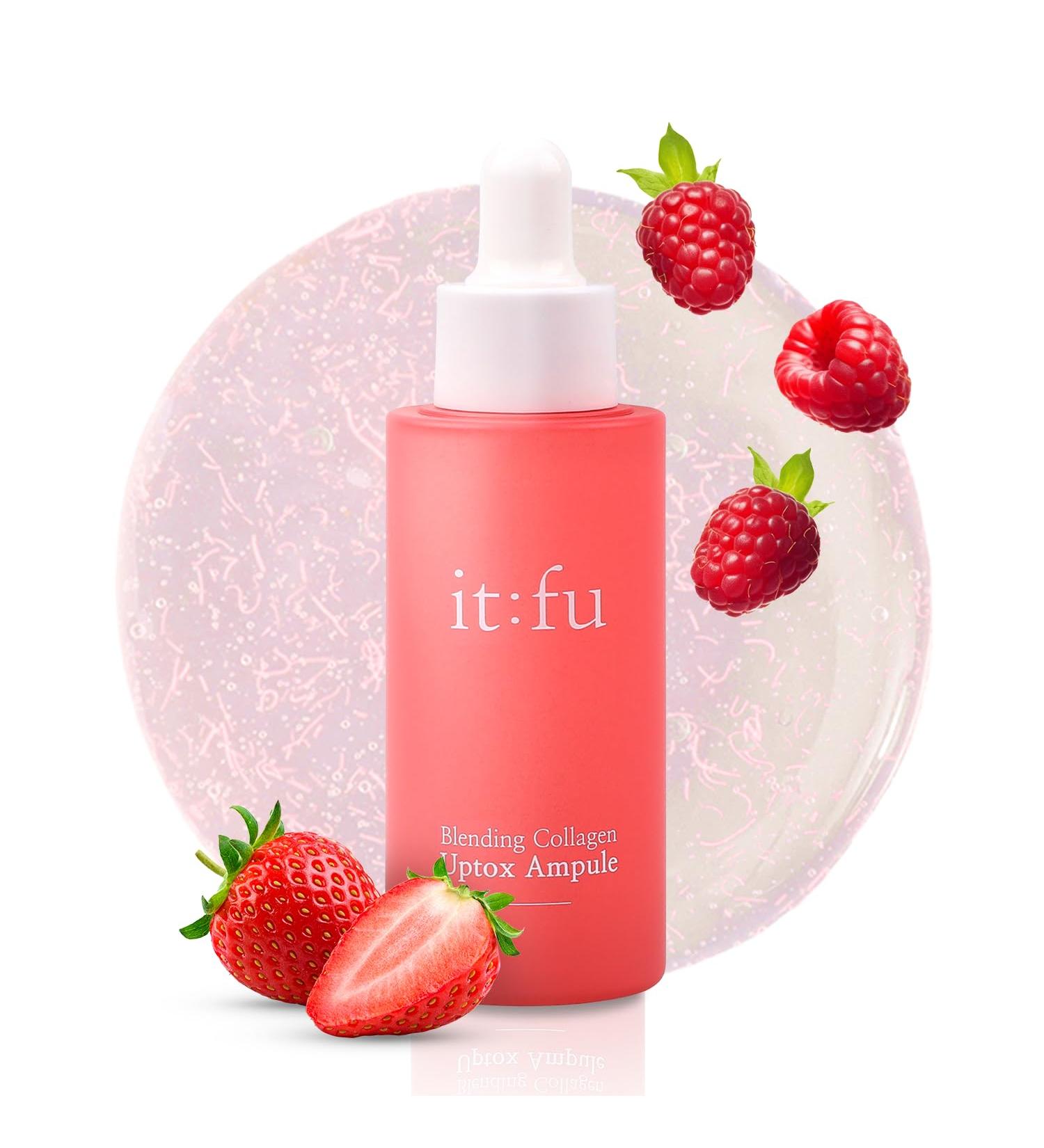 it:fu Blending Collagen UpTox Ampoule | Salmon DNA Ampoule & Copper Peptides Face Serum | Anti-Aging Wrinkles Dark Spot Correcting & Instant Lift | Retinol & Retinal (1.01 oz) - Buy Online on GoSupps.com