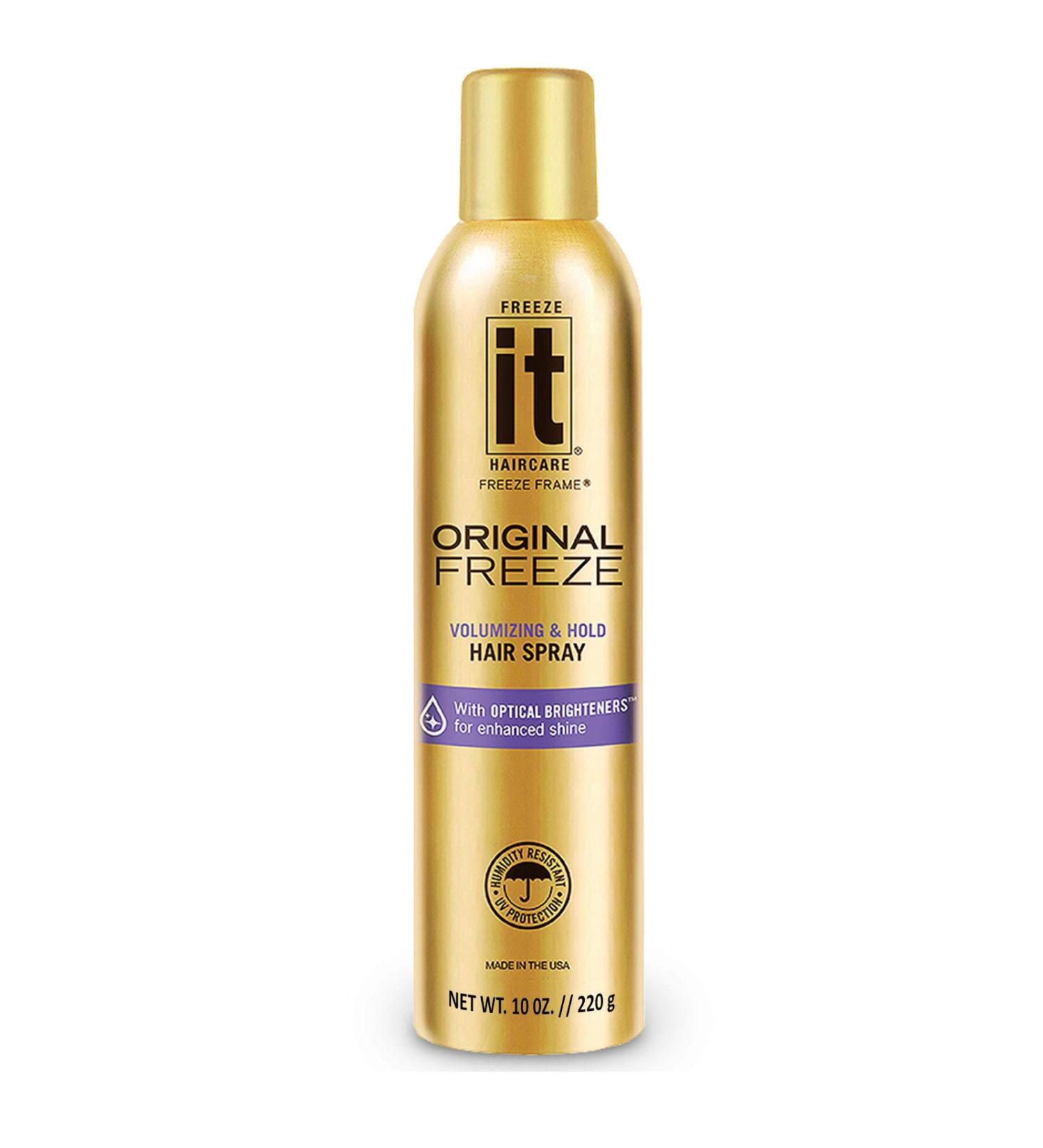 It Original Freeze Hairspray 10oz Aerosol - Strong Hold Hair Styling Spray - Buy Online on GoSupps.com