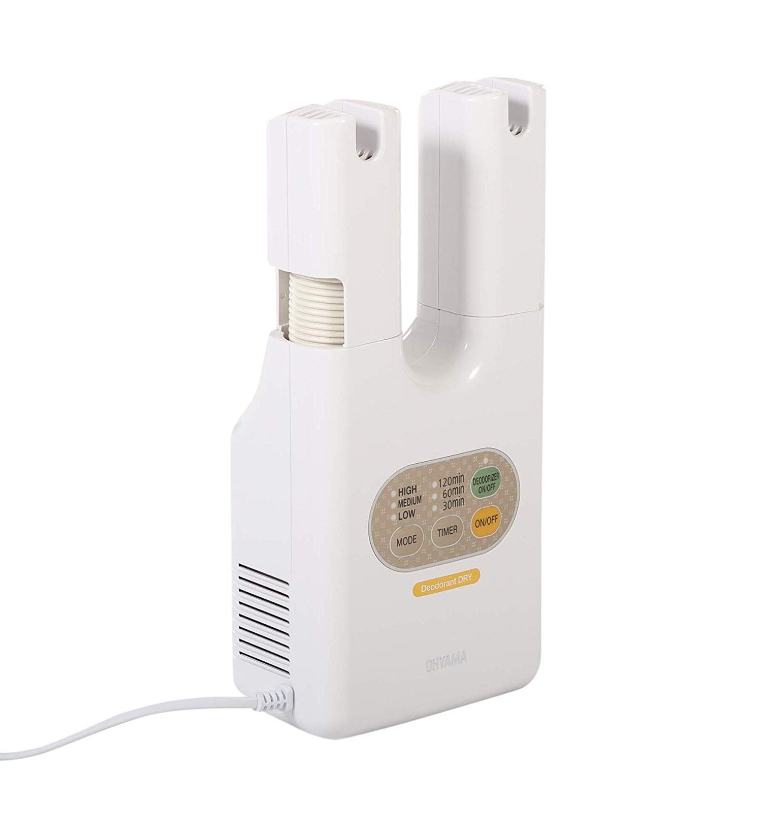 Iris Ohyama Shoe Dryer - Compact White 16x14x36 cm | Efficient International Shipping - Buy Online on GoSupps.com