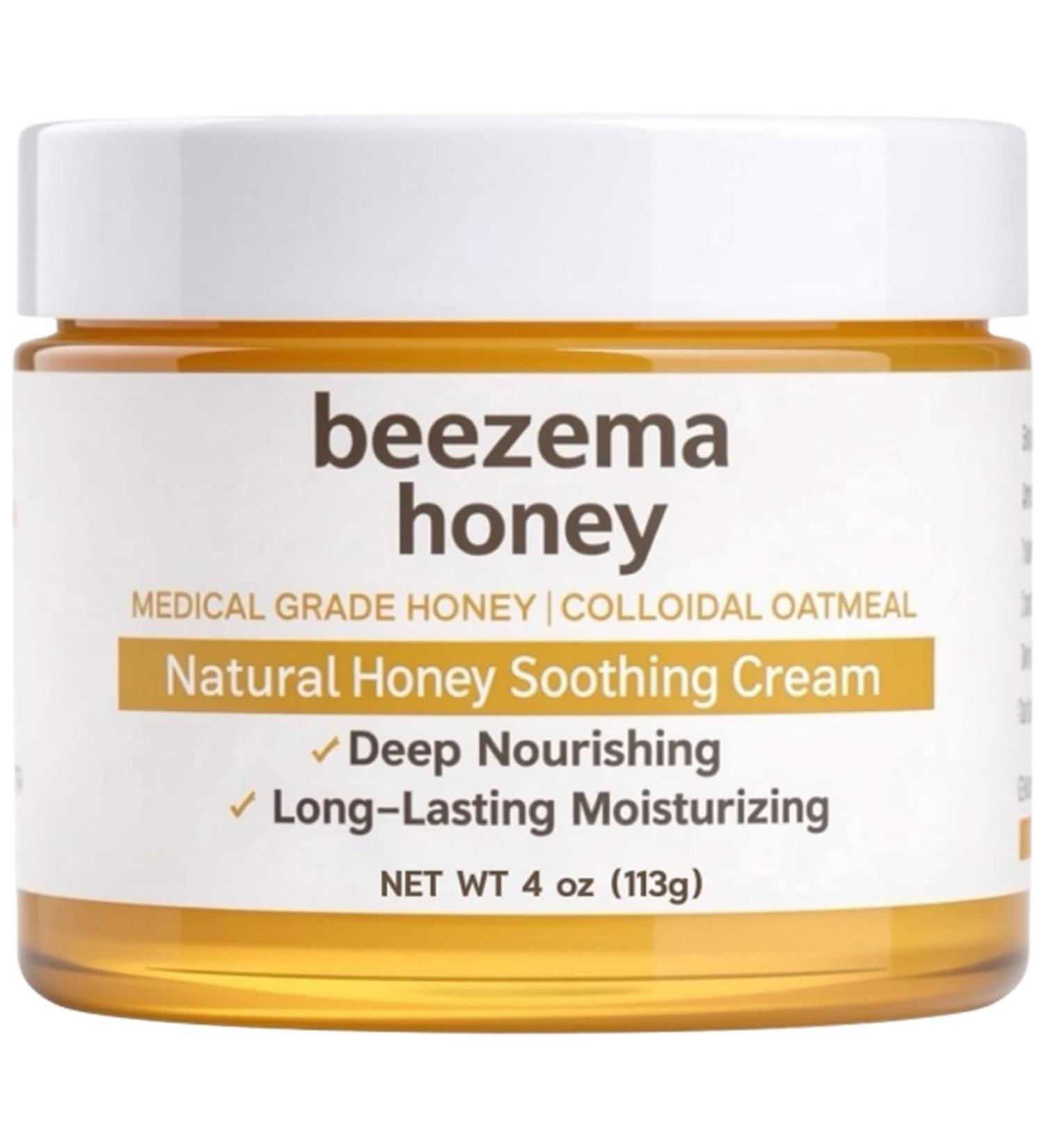 Beezema Medical Grade Honey with Manuka Honey Colloidal Oatmeal & Natural Oils Natural Lotion for Relieving Dry Skin on Hands and Body. Fast-Absorbing & Non-Greasy Unscented - 4oz (1) 2.11 Fl Oz (Pack of 1) - Buy Online on GoSupps.com