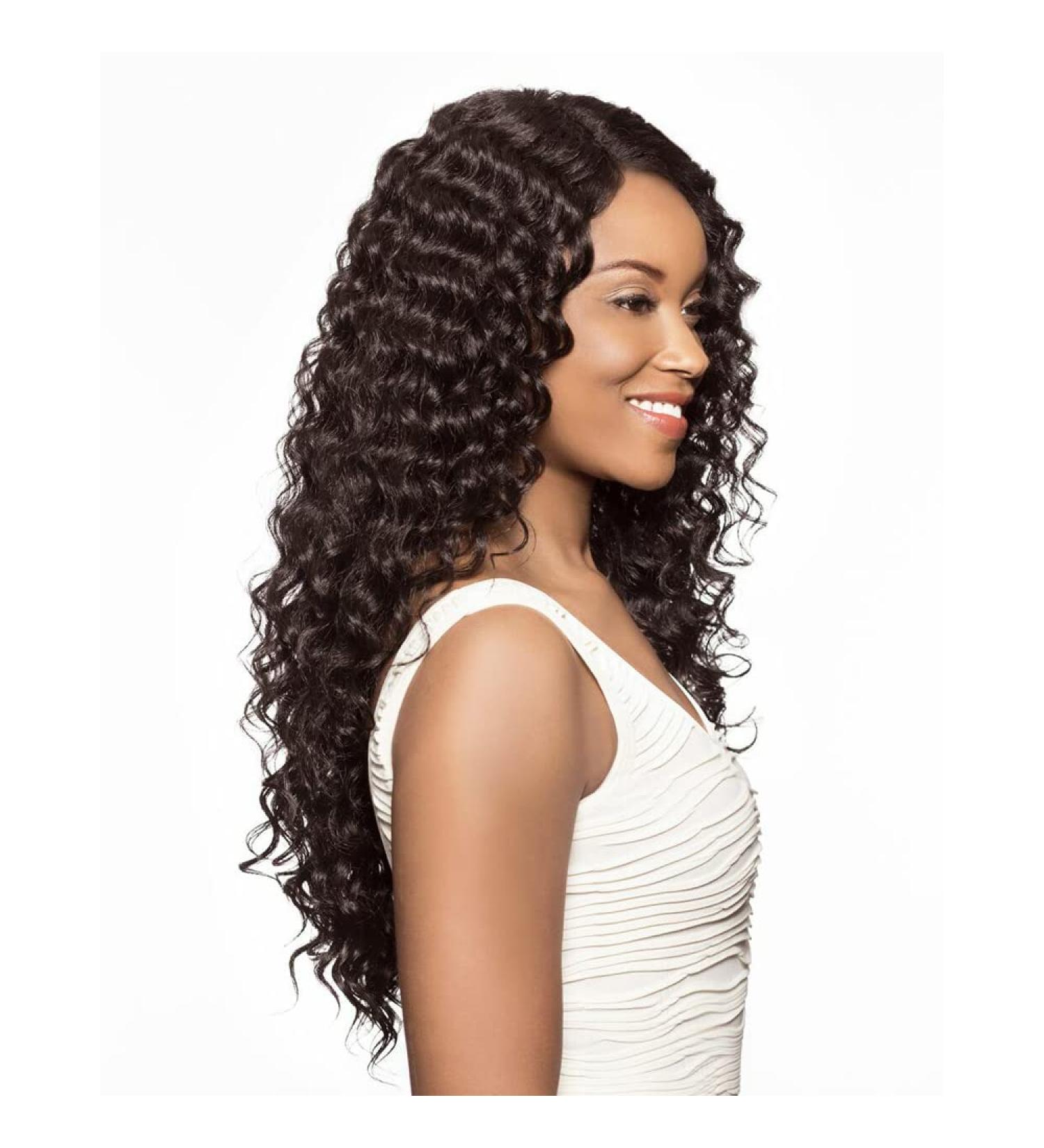22 Inch Ocean Wave Crochet Hair 5 Pack - Deep Twist Wavy Braiding Hair (1B) - Pack of 5 - Buy Online on GoSupps.com