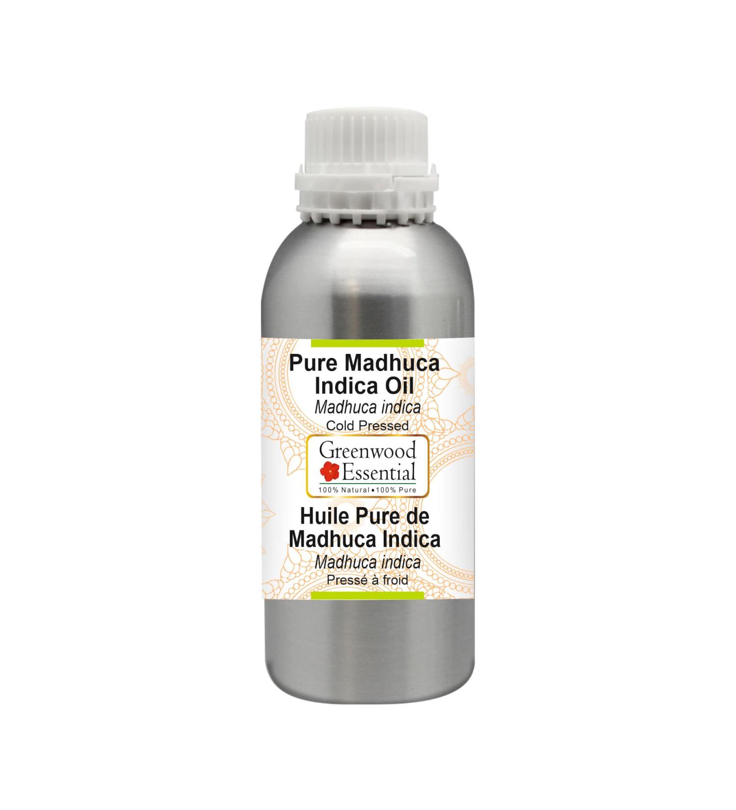 Buy Greenwood Essential Pure Madhuca Indica Oil 300ml - Therapeutic Grade Cold Pressed Organic & Natural Skin & Hair Care - Buy Online on GoSupps.com