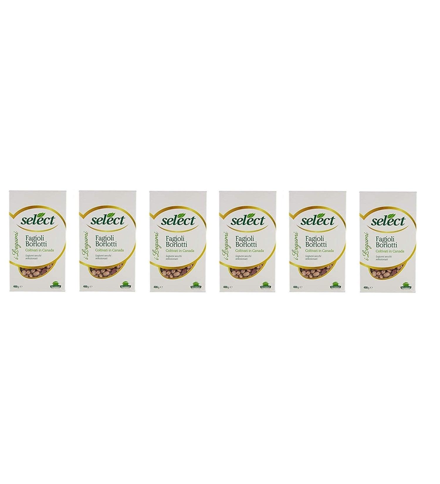 Select Select Legumi Fagioli Borlotti Borlotti Set of 6 dried vegetables 400 g
