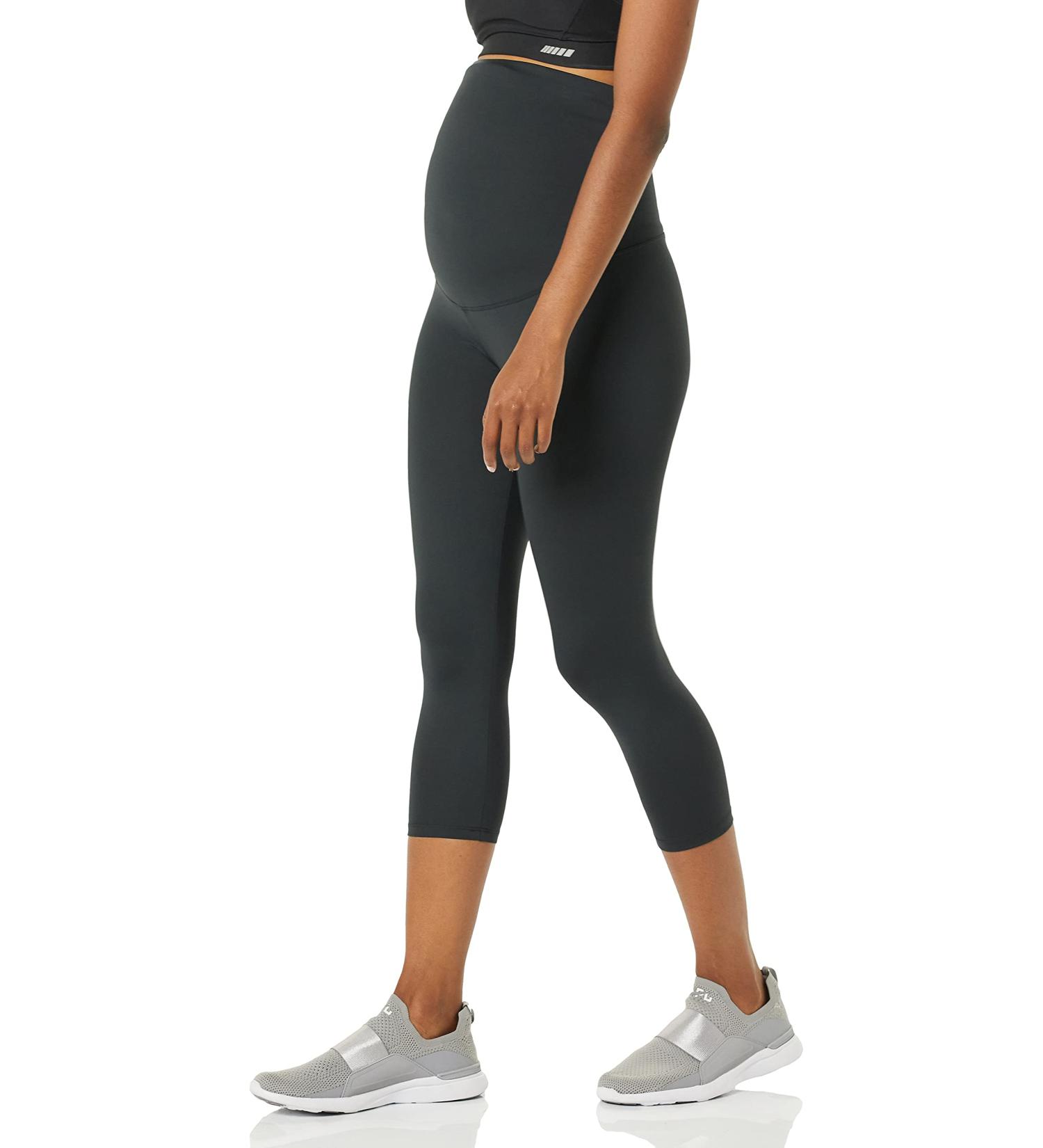 Amazon Essentials Women's Active Sculpt Crop Maternity Leggings XXL - Black - Buy Online on GoSupps.com