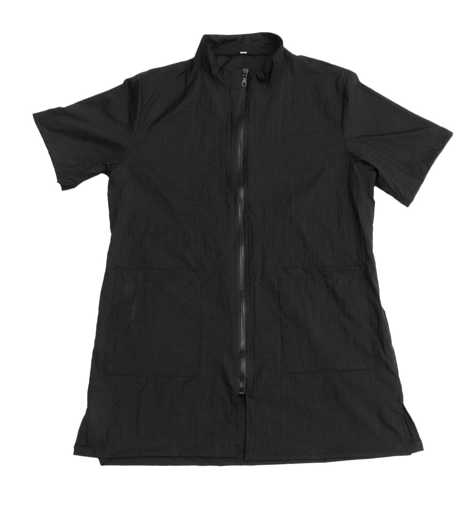 VILLCASE Waterproof Pet Cosmetologist Clothes Pet Salon Grooming Apron Beautician Bath Uniform for Home Outdoor (Black Size)- Pet Hair Grooming Supplies XXL Black - Buy Online on GoSupps.com