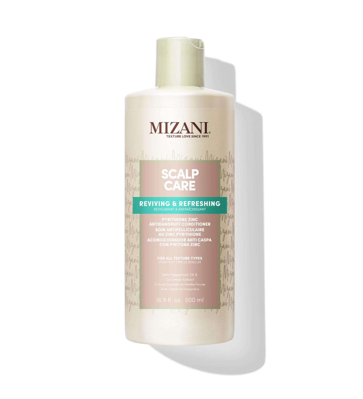 Mizani Scalp Care Dandruff Conditioner | Controls Scalp Flaking & Itching | Pyrithione Zinc | Curly Hair 16.9 Fl Oz - Buy Online on GoSupps.com